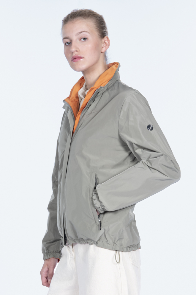 Wendejacke mit Raffkragen Shape-Memory