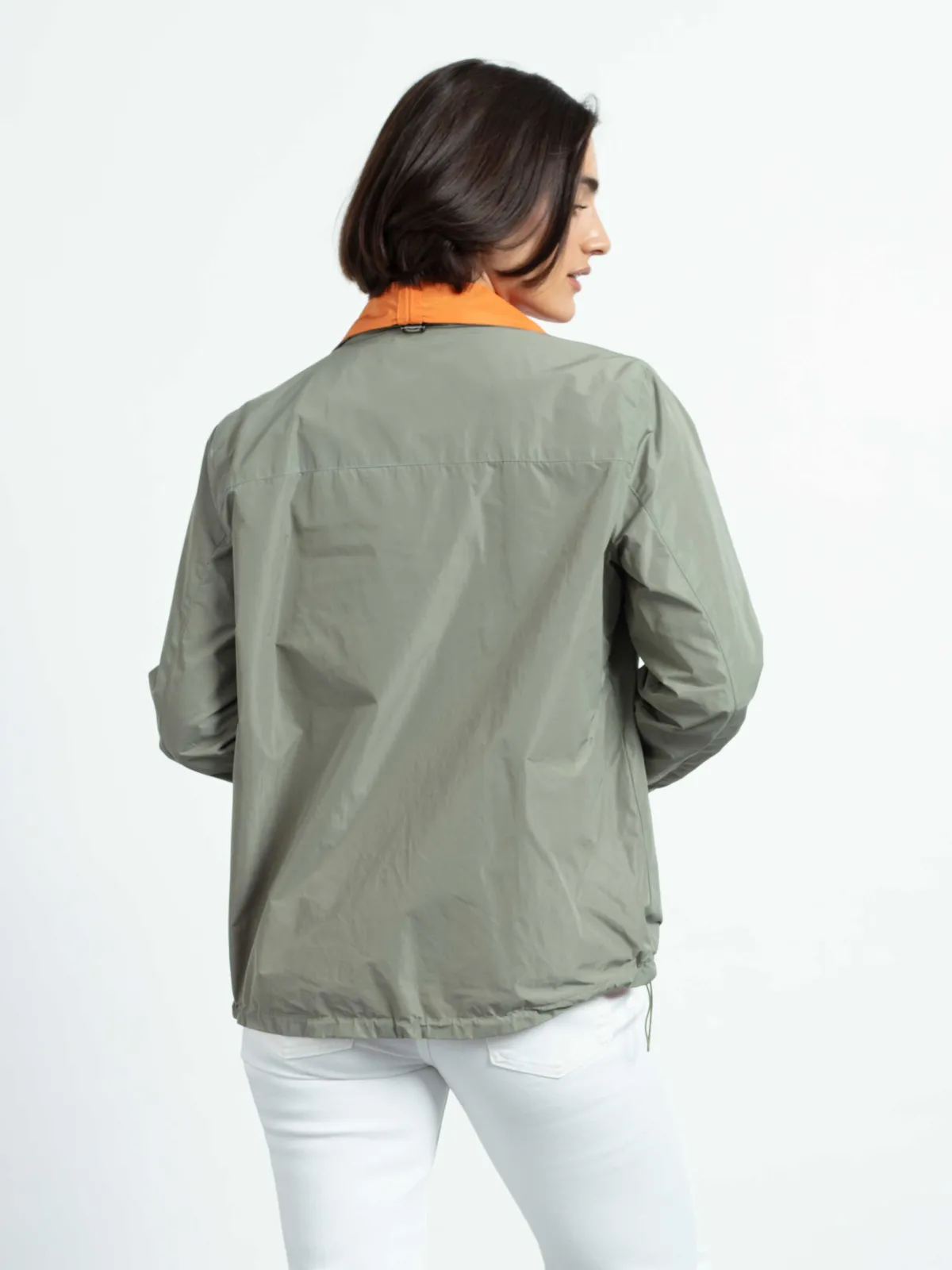 Wendejacke mit Raffkragen Shape-Memory