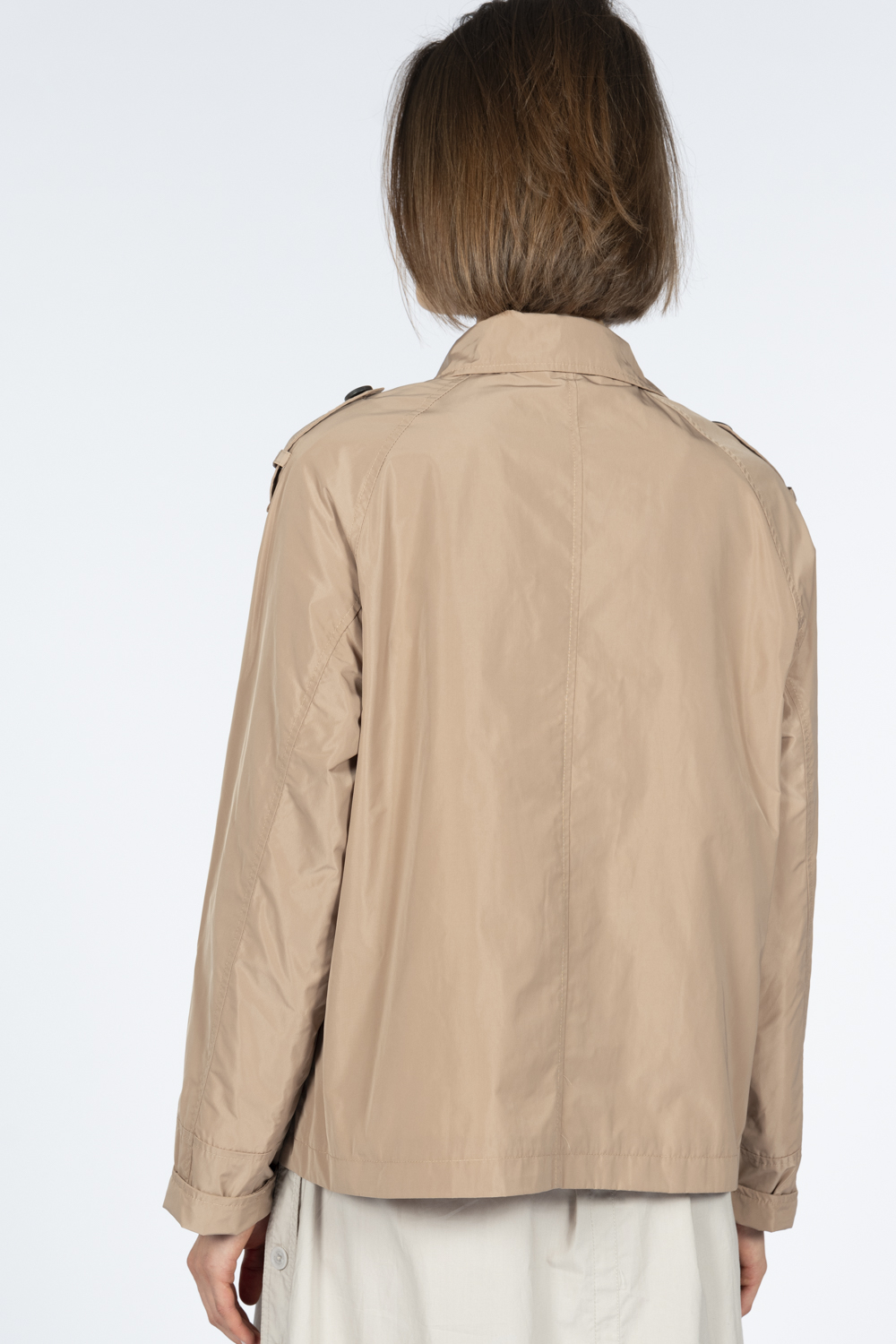 Trenchjacke mit Netzfutter 
