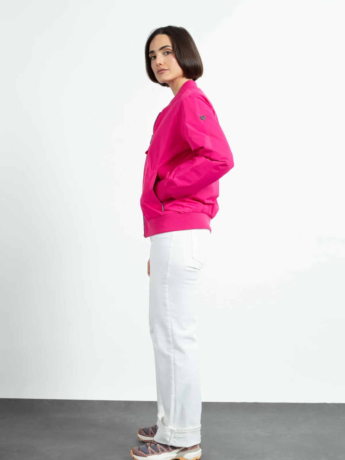 Wende-Bomber Soft-Peach NOS.Farben:510+652