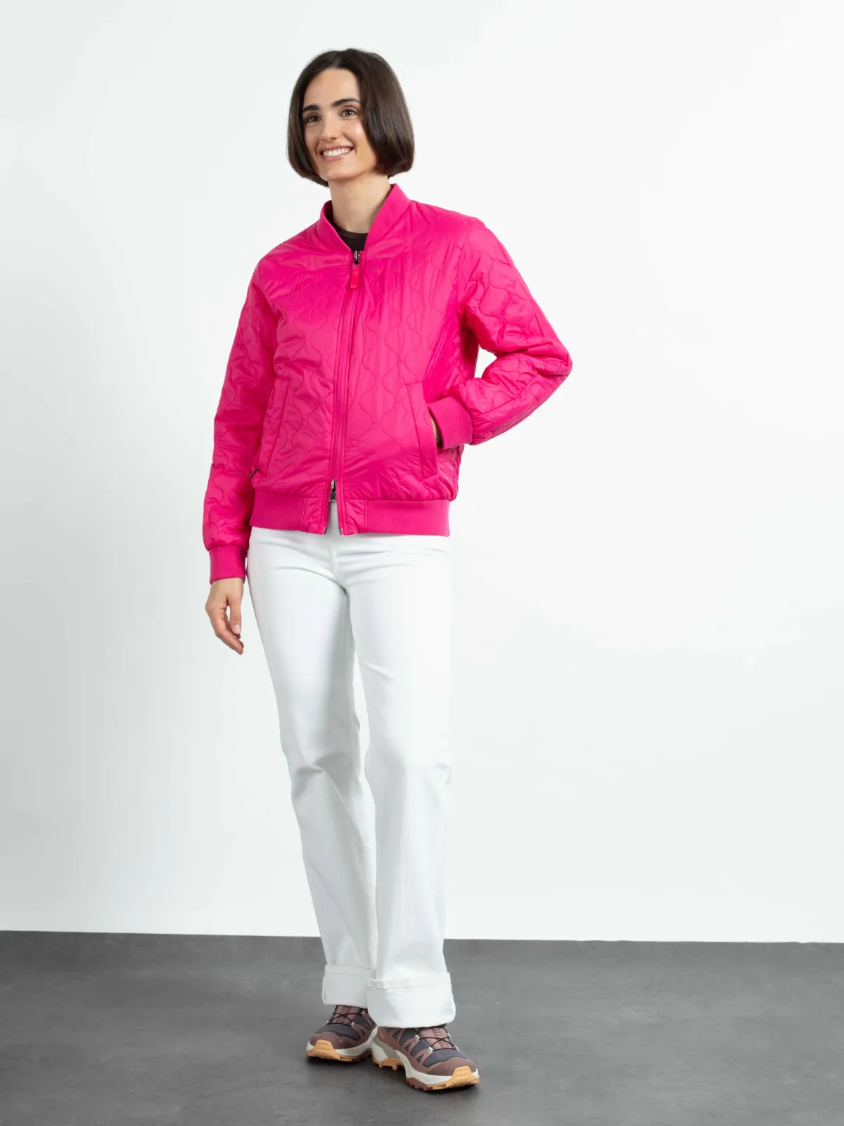 Wende-Bomber Soft-Peach NOS.Farben:510+652