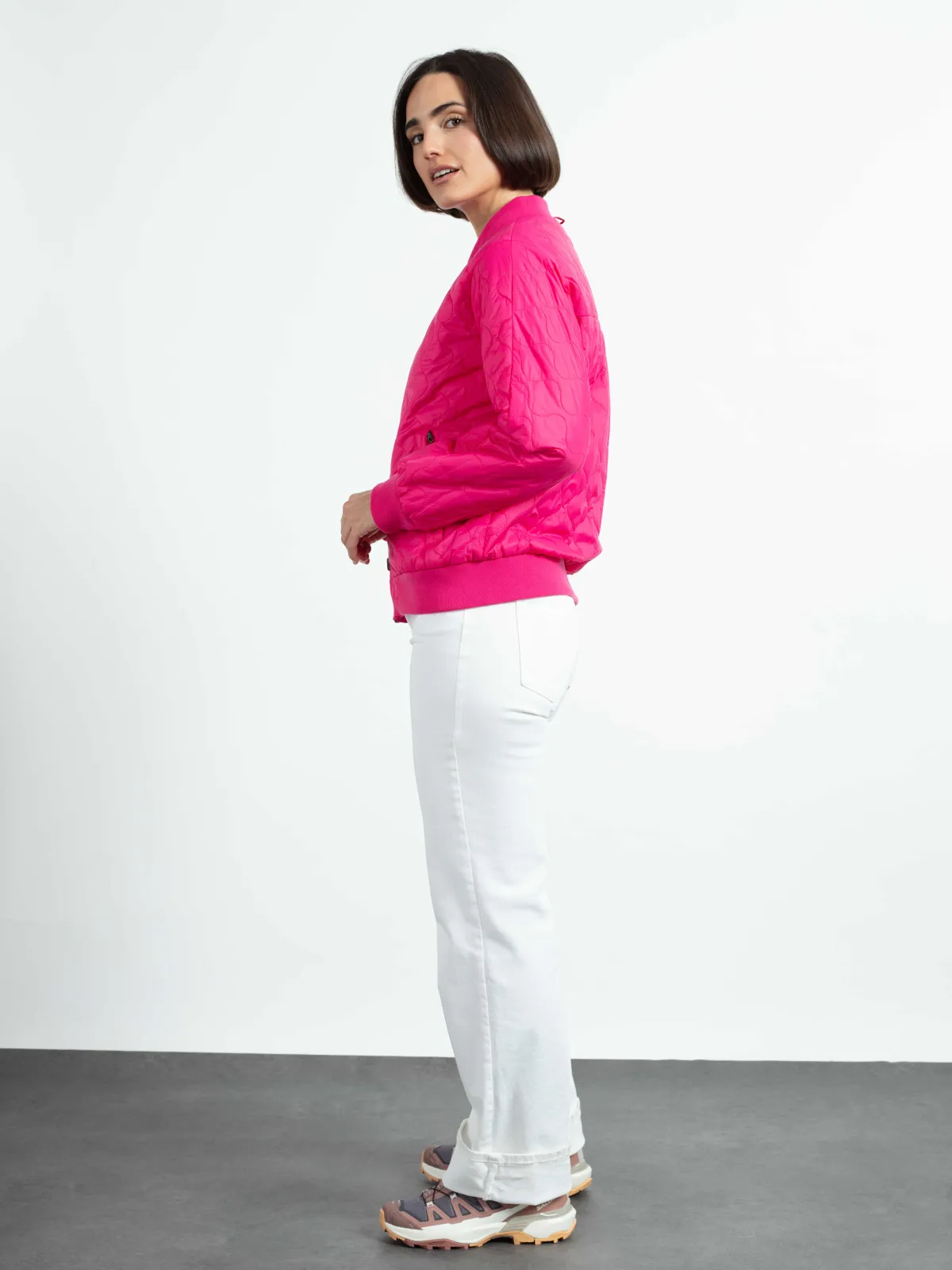 Wende-Bomber Soft-Peach NOS.Farben:510+652