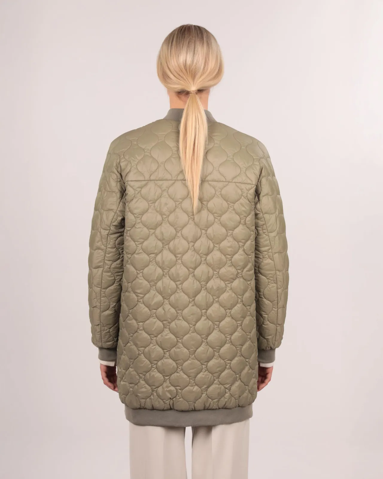 Bomberjacke wendbar - Lange, wendbare Bomberjacke für Damen