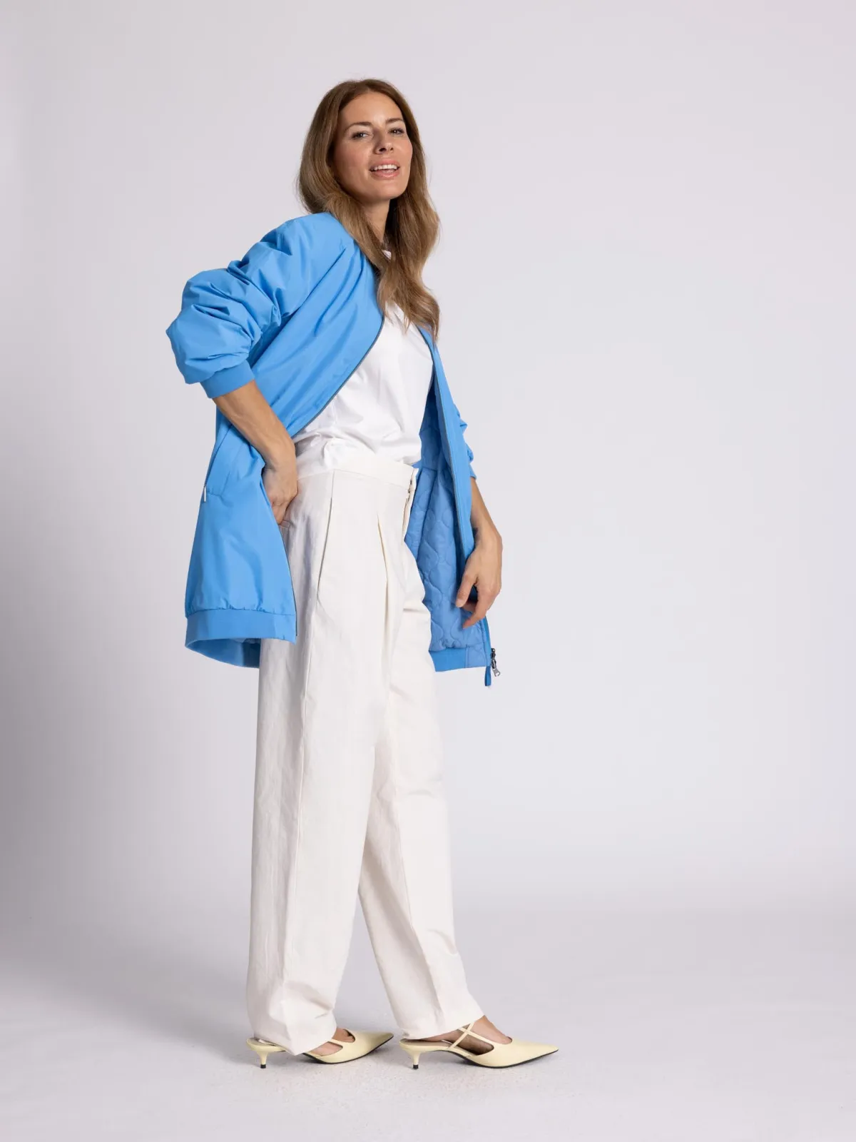 Wende-Longbomber Soft-Peach NOS-Farben:190+652