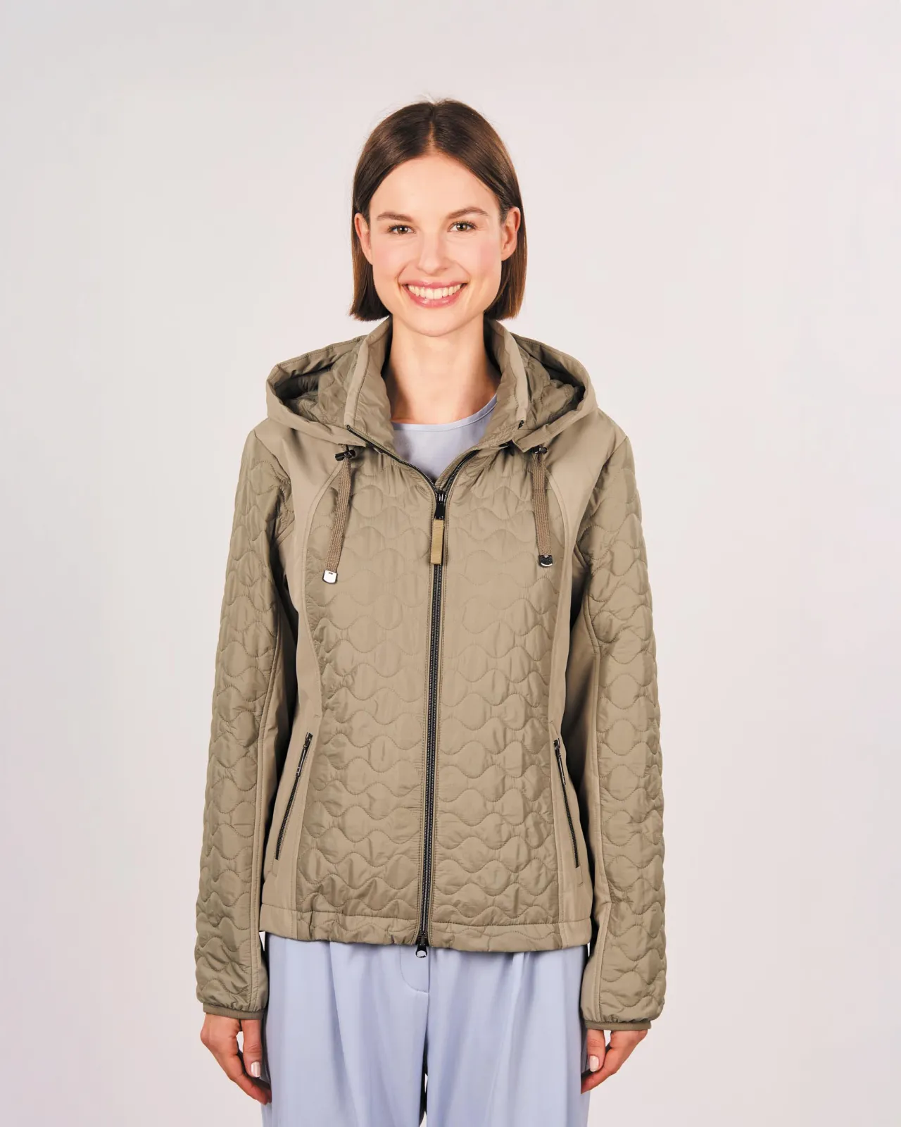 Hybridjacke Biological Nylon - Damenjacke in Grün