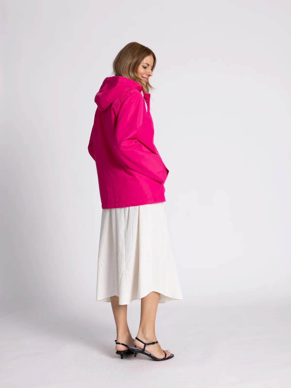 Wende-Jacke Kapuze abnehmbar Soft-Peach NOS-Farben:190+652