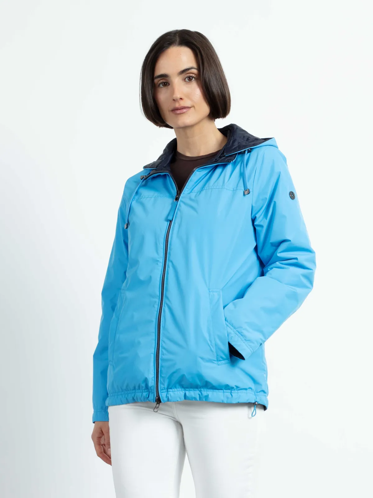 Wende-Jacke Kapuze abnehmbar Soft-Peach NOS-Farben:190+652