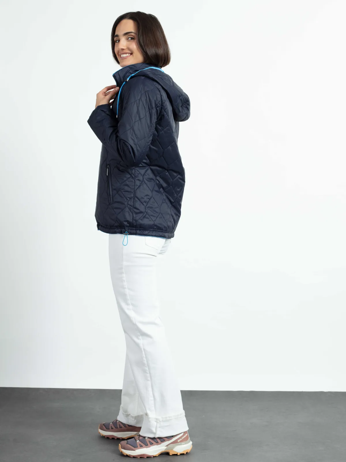 Wende-Jacke Kapuze abnehmbar Soft-Peach NOS-Farben:190+652