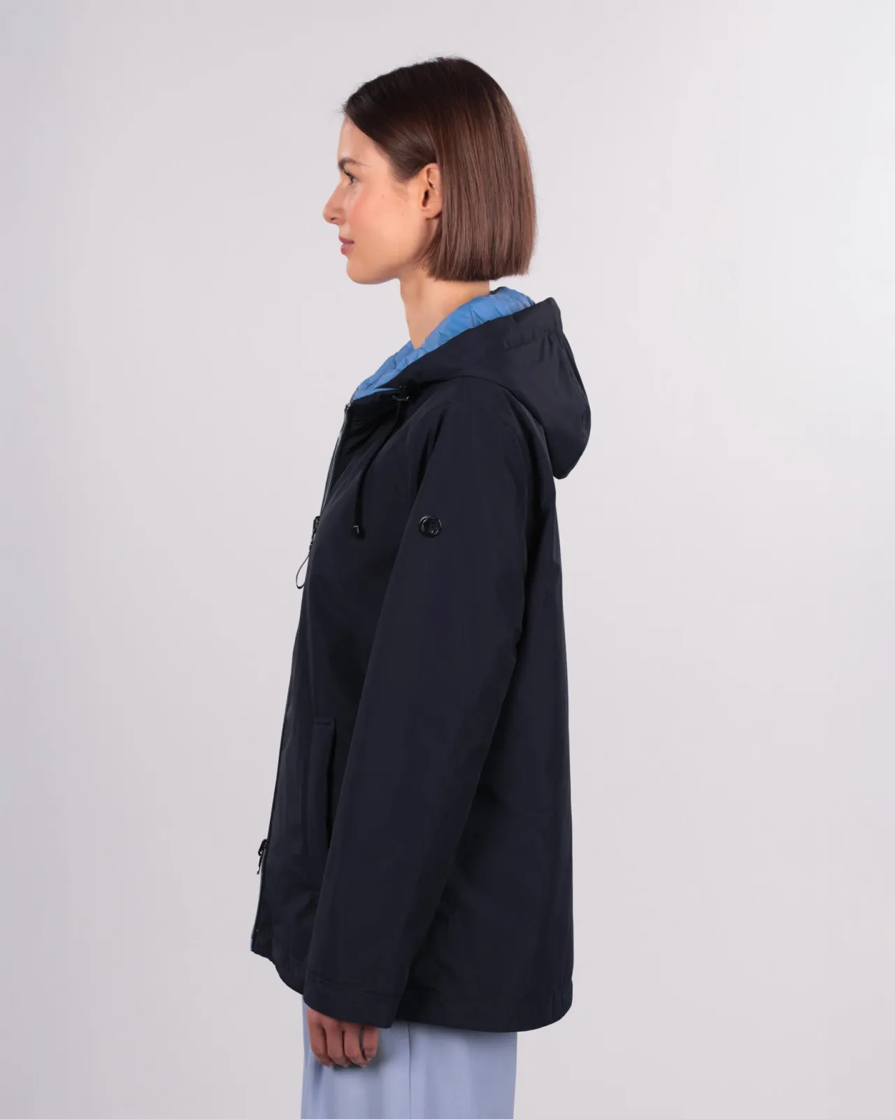 Wende-Jacke Kapuze abnehmbar Soft-Peach