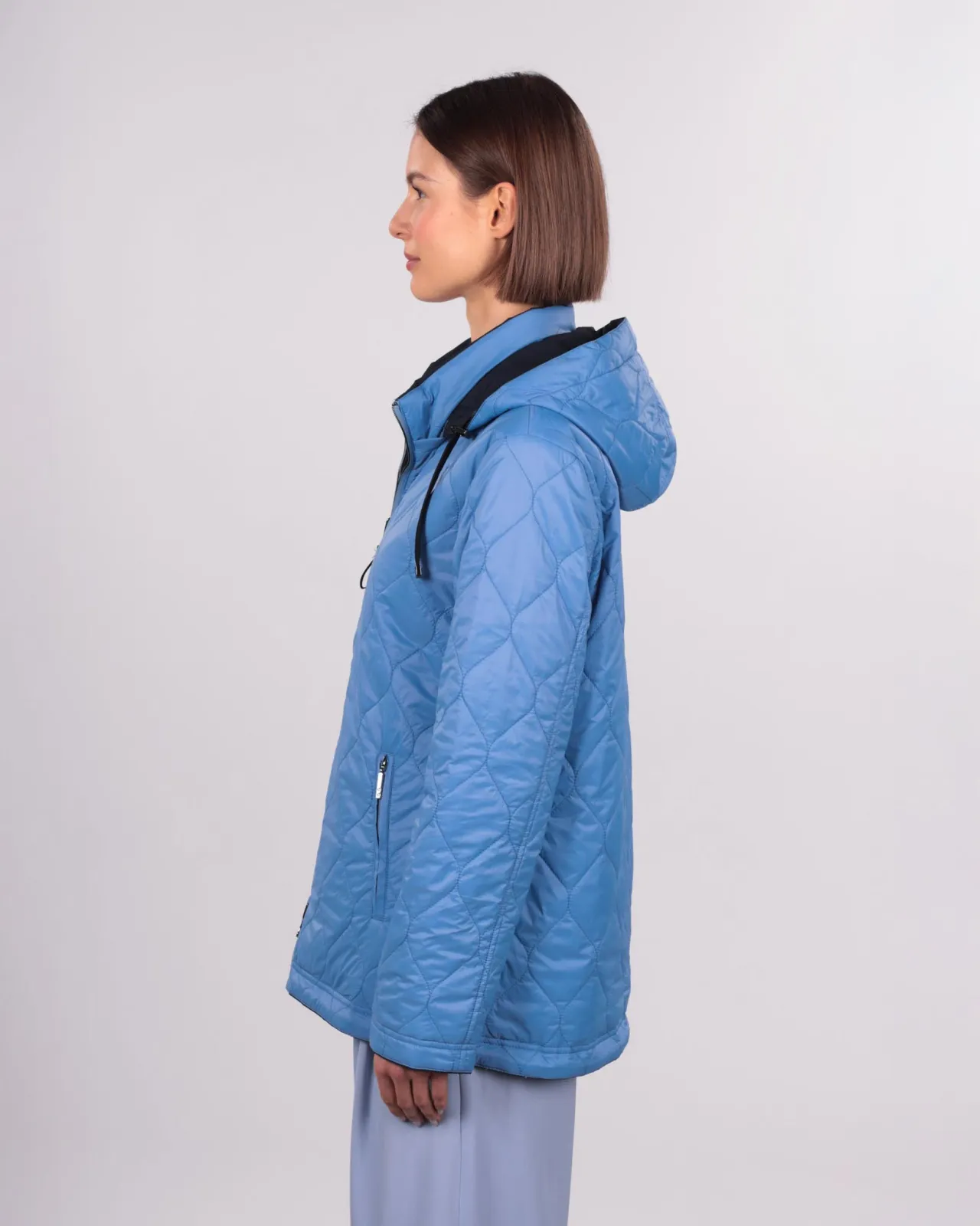 Wende-Jacke Kapuze abnehmbar Soft-Peach