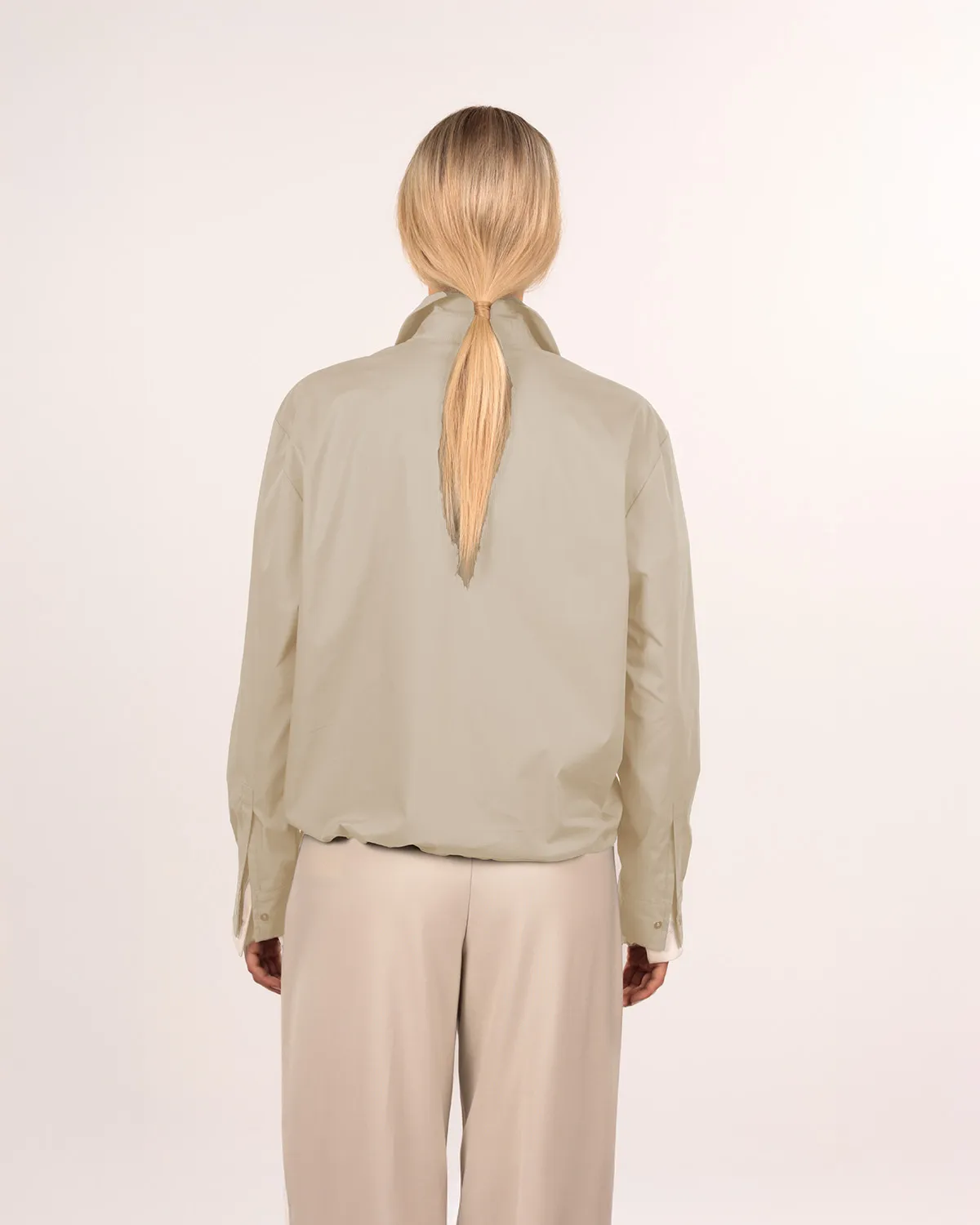 Blusenjacke Cotton light - Damenjacke in Beige