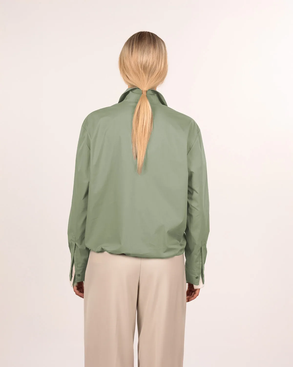 Blusenjacke Cotton light - Damenjacke in Schilf