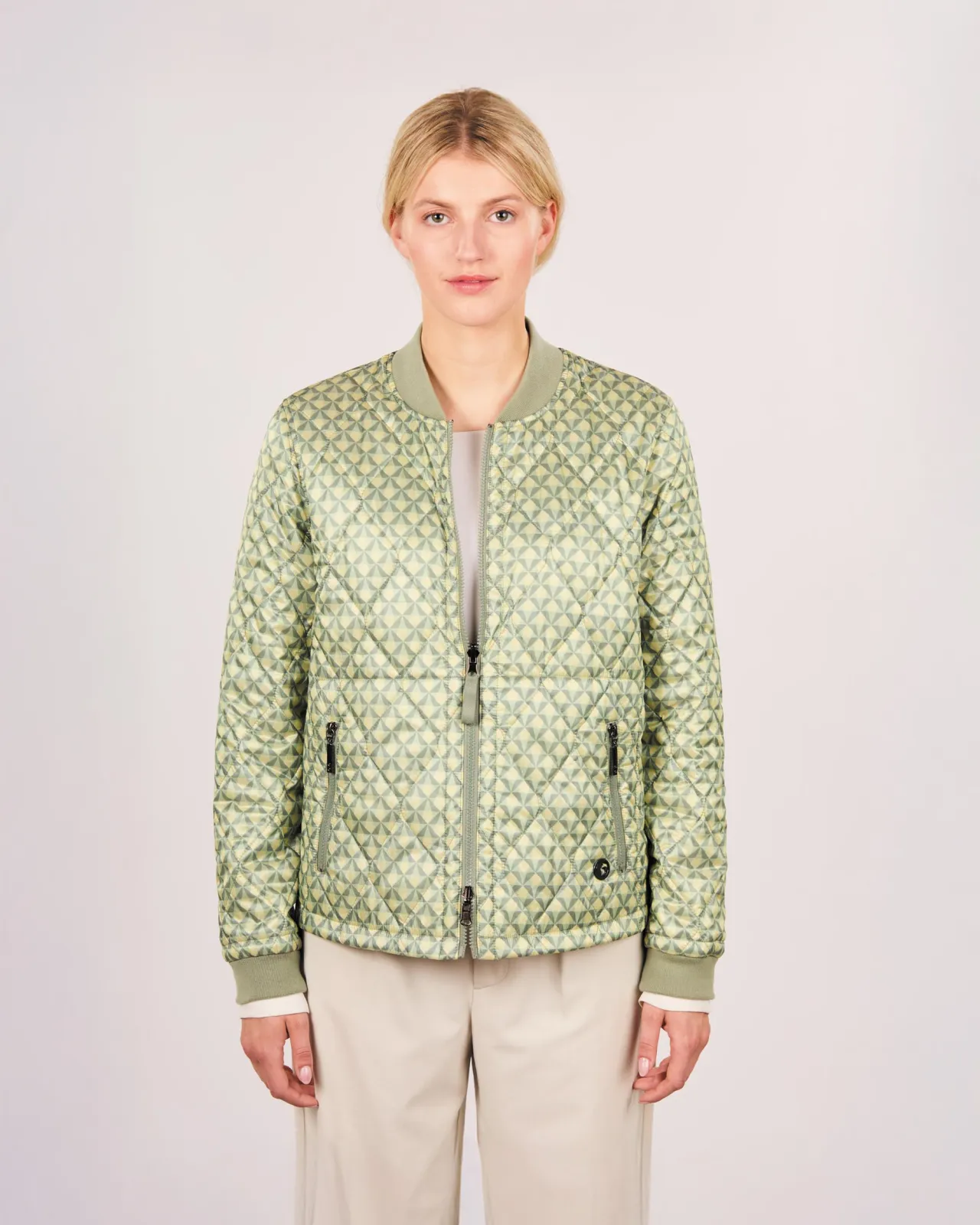 Wende-Bomber Diamond Print