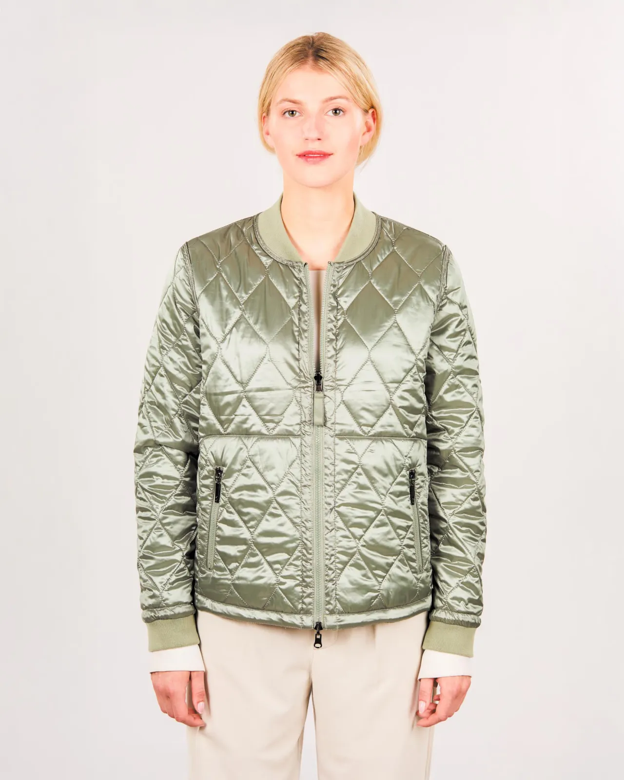 Wende-Bomber Diamond Print