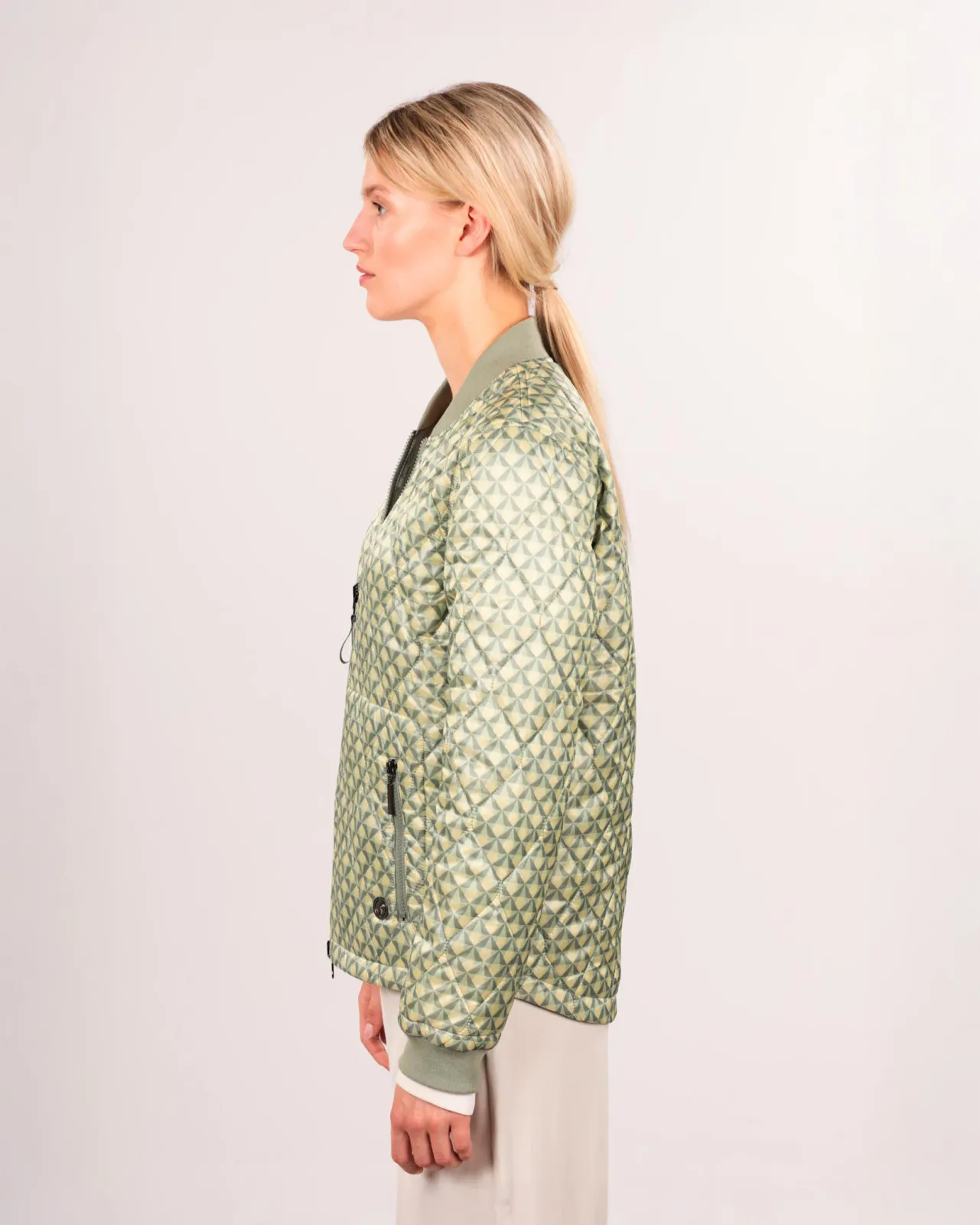 Wende-Bomber Diamond Print