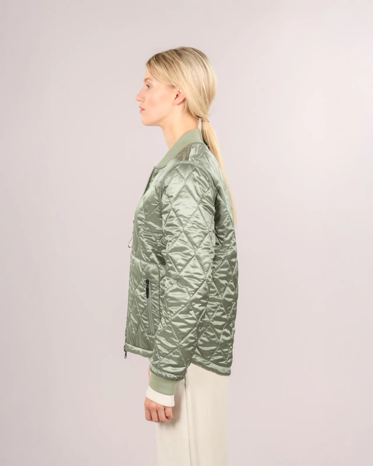 Wende-Bomber Diamond Print