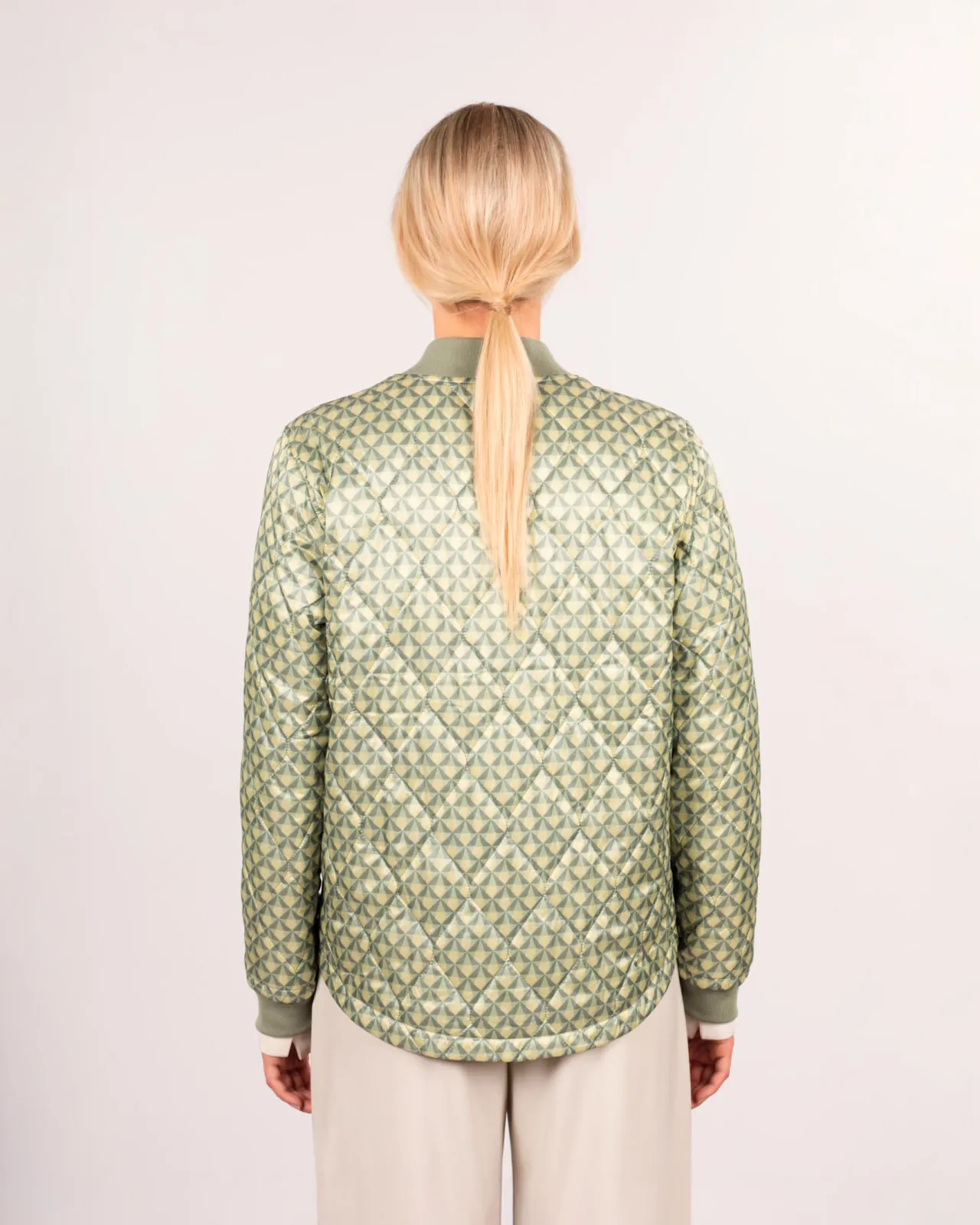Wende-Bomber Diamond Print