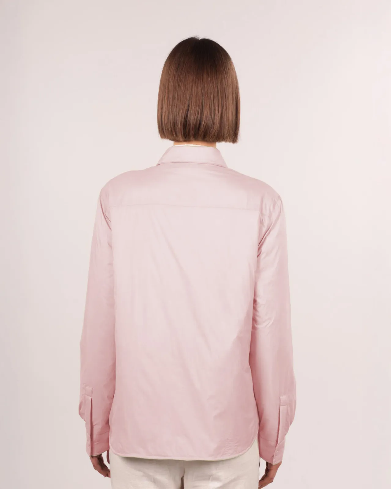 Leichte Sommerjacke im Hemd-Stil in Rosa