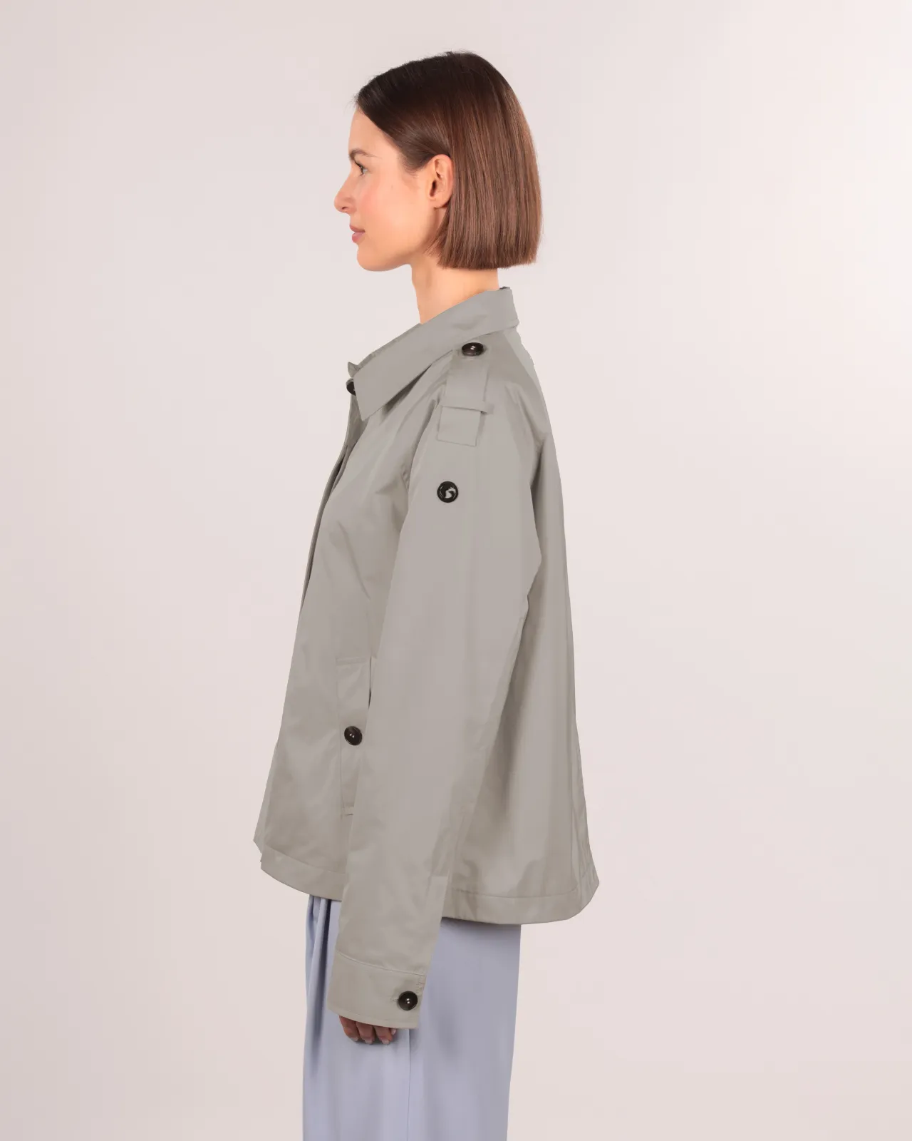 WEGA Green Goose - Kurz-Trenchcoat in Grün