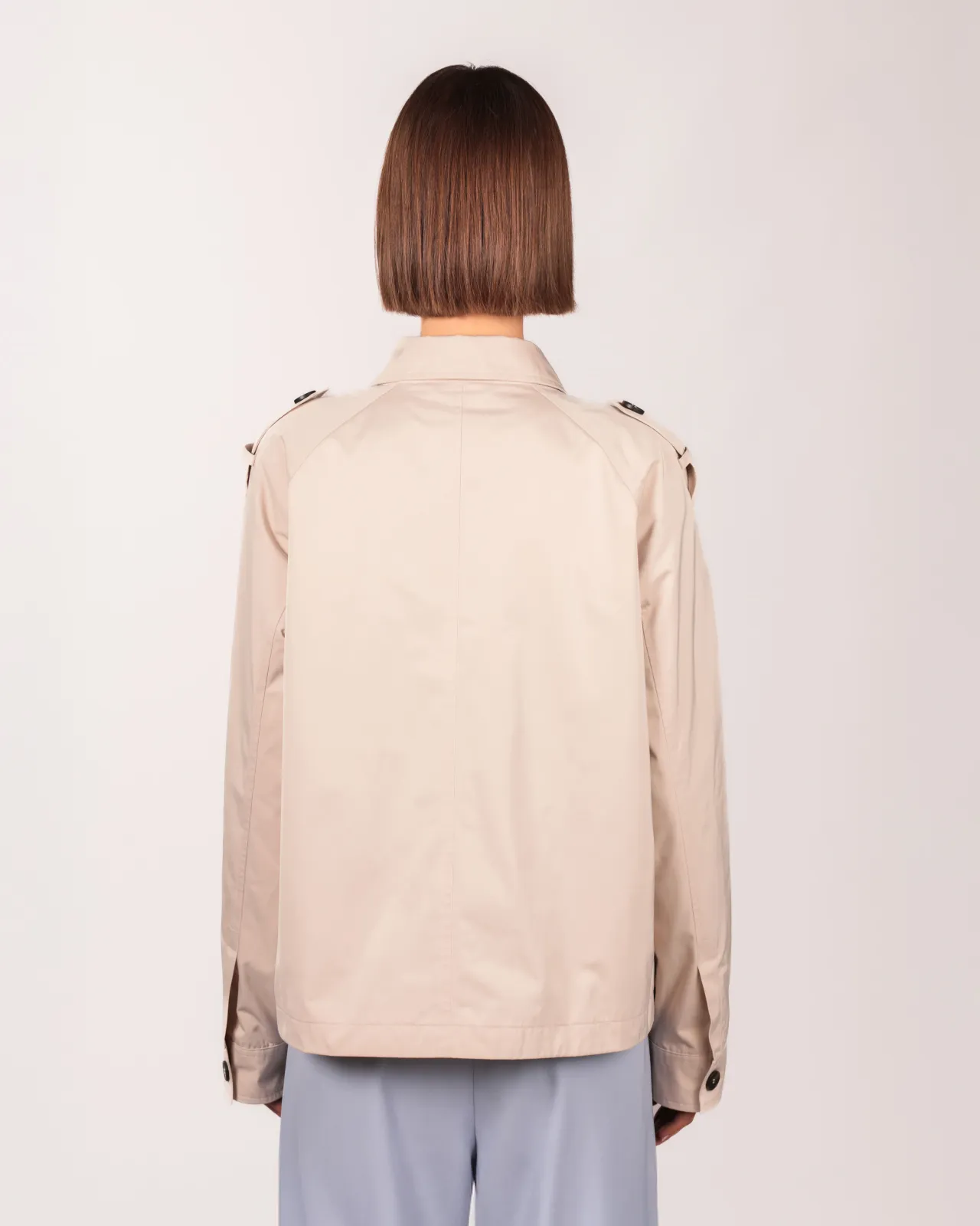 WEGA Green Goose - Kurz-Trenchcoat in Beige