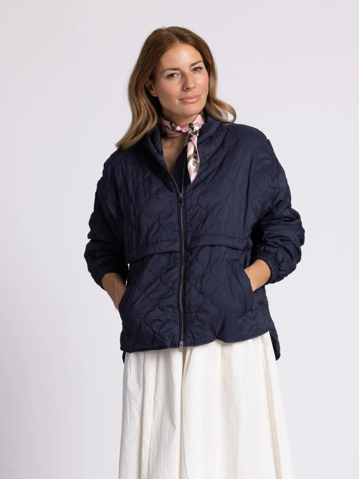 Jacke Wellenstepp Shiny Ripstop