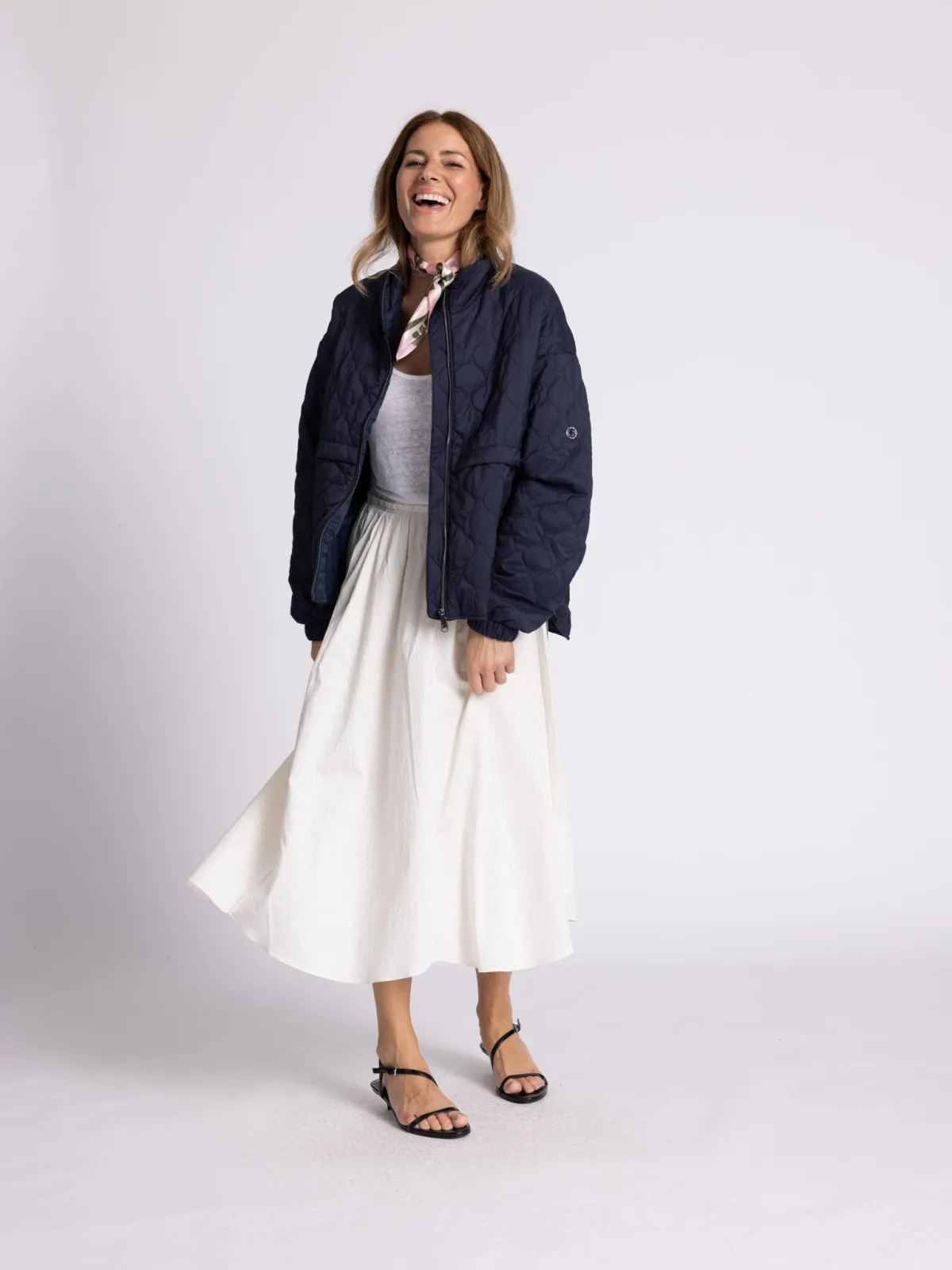 Jacke Wellenstepp Shiny Ripstop