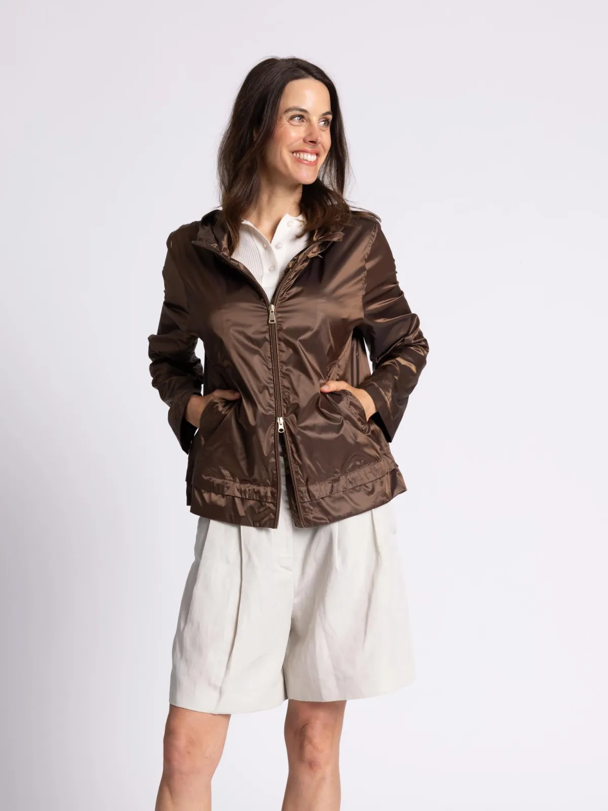 Bomberjacke Satin light