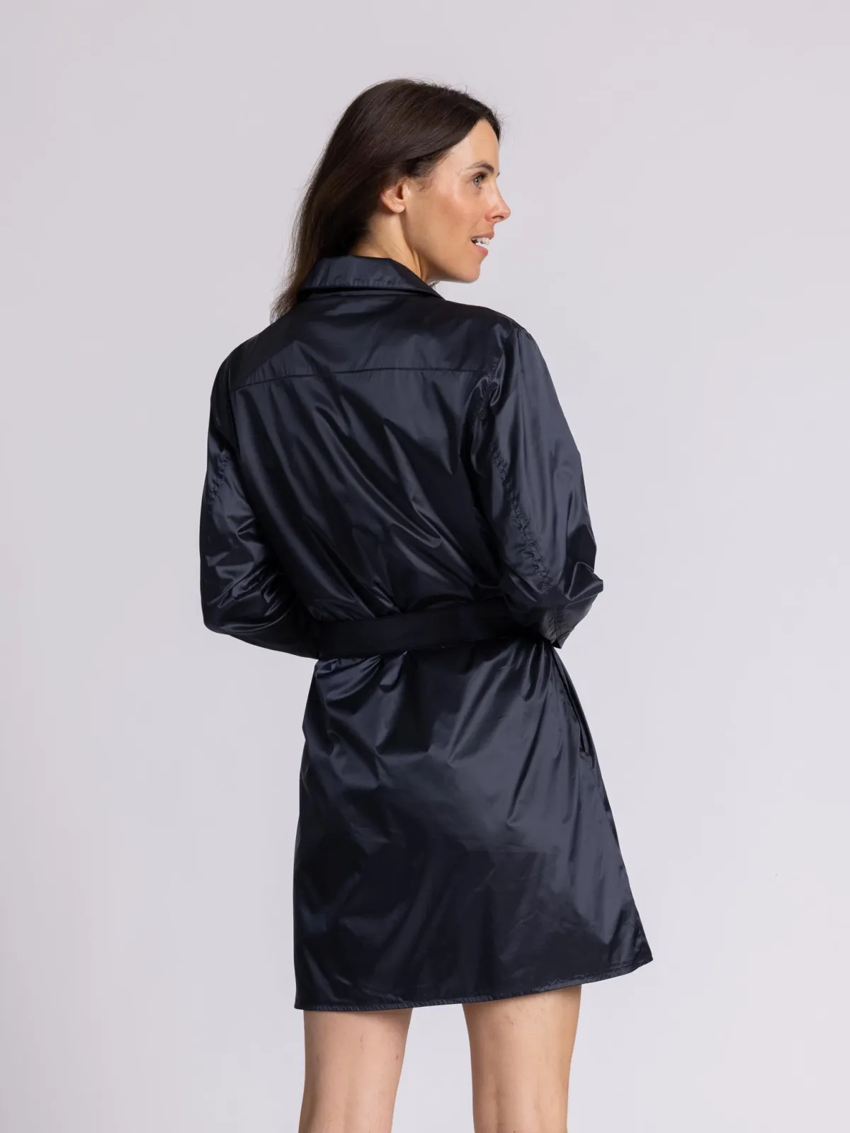 Hemdblusenkleid Satin light