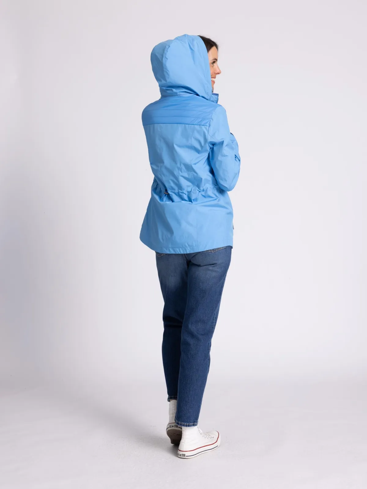 Hybridjacke mit Kapuze Function light