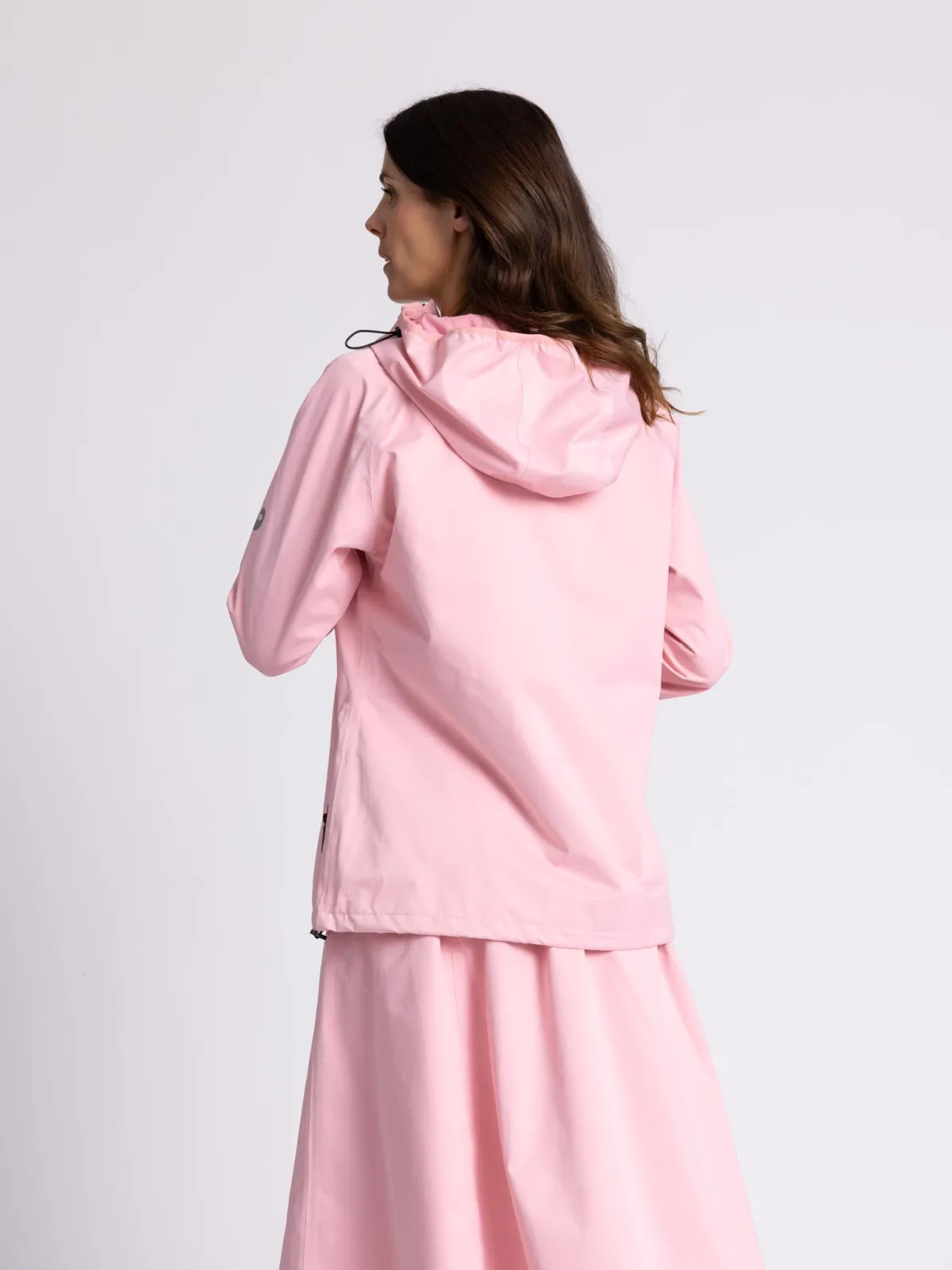 WEGA Green Goose Damenjacke mit verschweißten Nähten Anniversary Rain - Vegane Regenjacke in Candy Pink