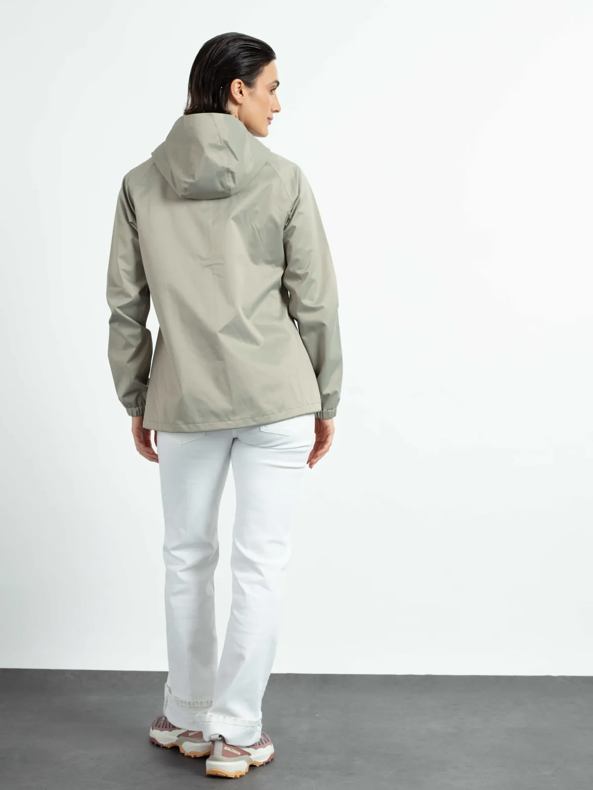WEGA Green Goose Damenjacke mit verschweißten Nähten Anniversary Rain - Vegane Regenjacke in Schilf