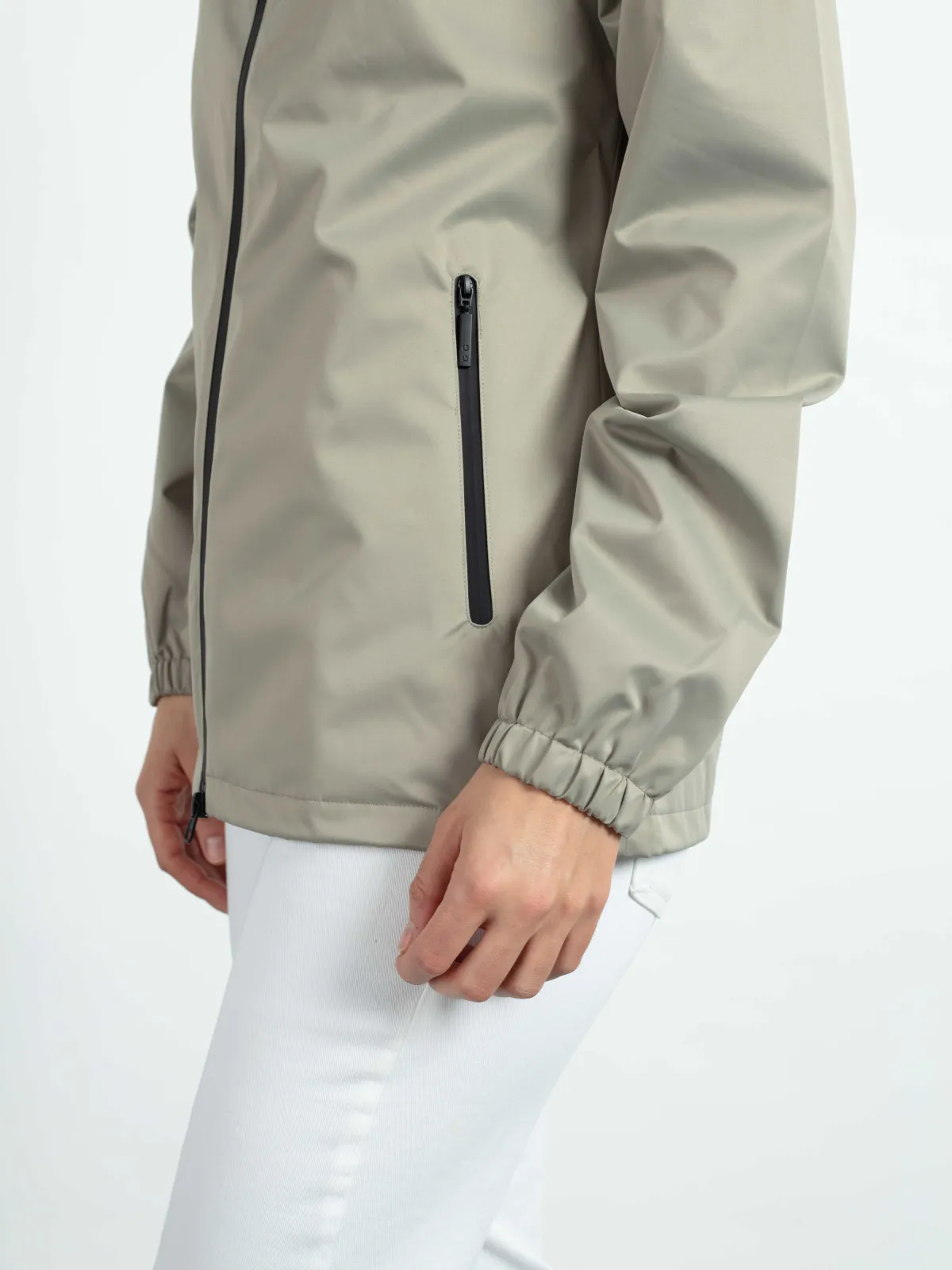 WEGA Green Goose Damenjacke mit verschweißten Nähten Anniversary Rain - Vegane Regenjacke in Schilf