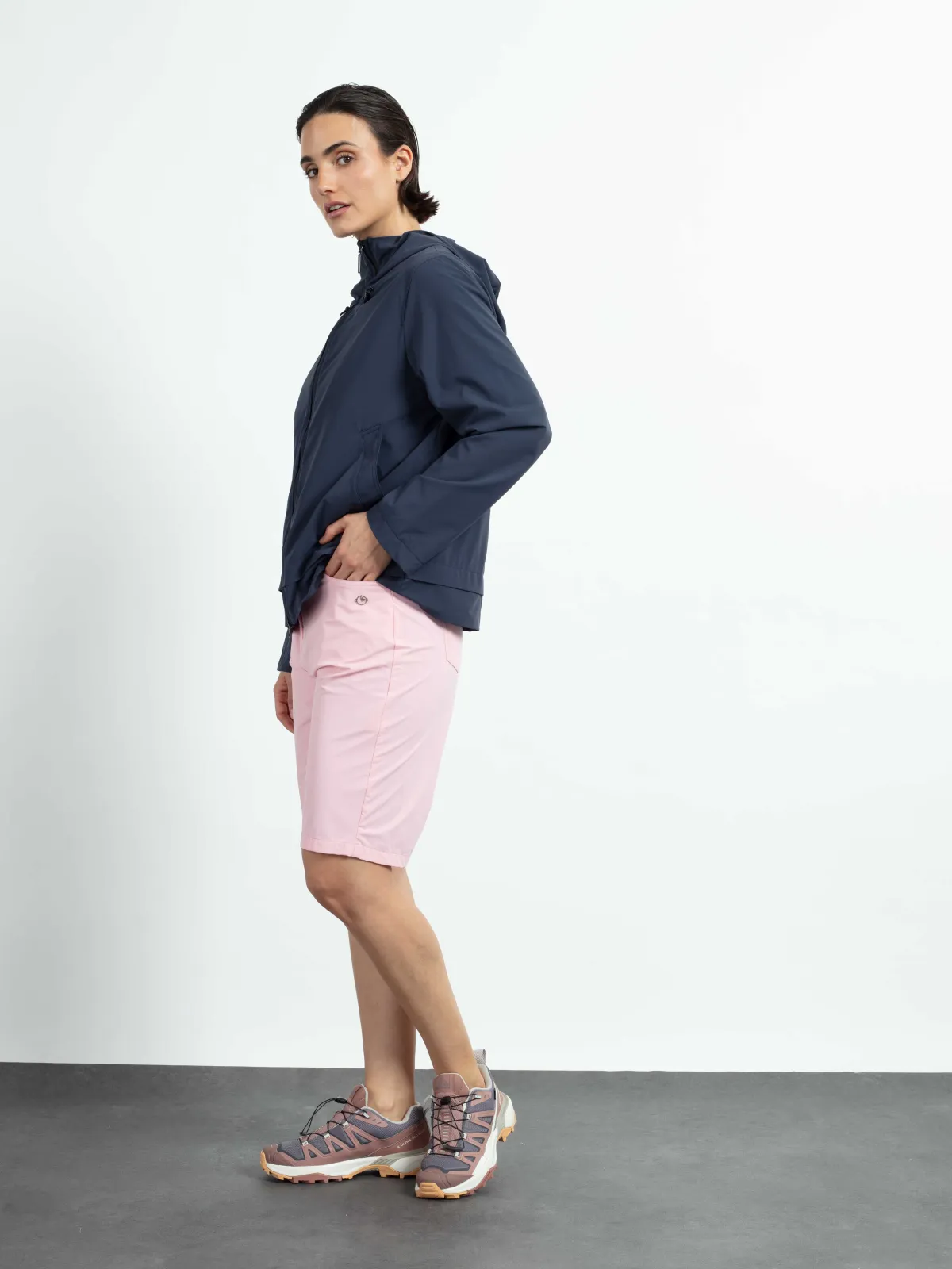 WEGA Green Goose Damenjacke mit verschweißten Nähten Anniversary Rain - Vegane Regenjacke in Navy