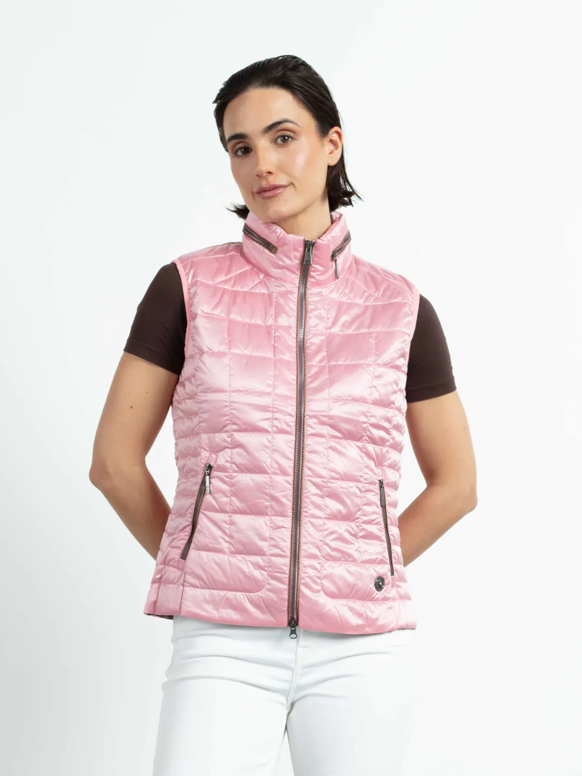 Weste Rautenstepp Two Tone recycled