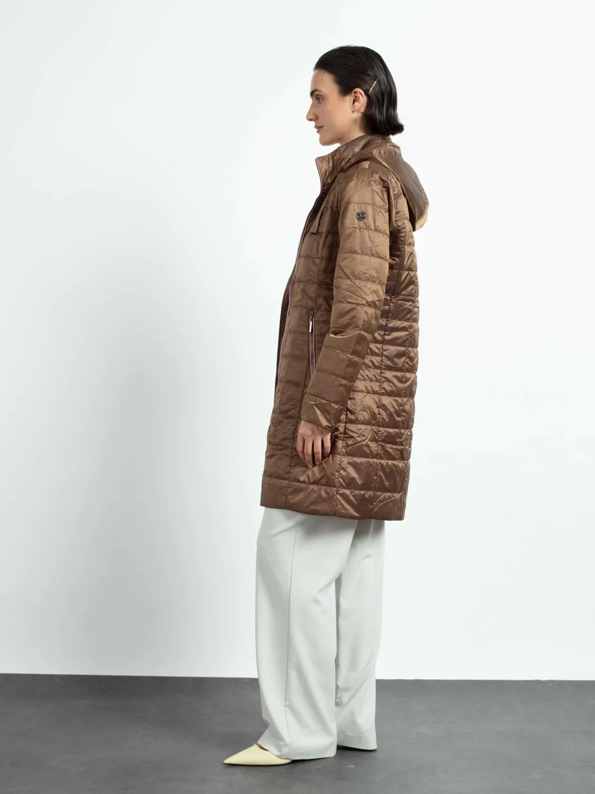 Mantel Rautenstepp Two Tone recycled