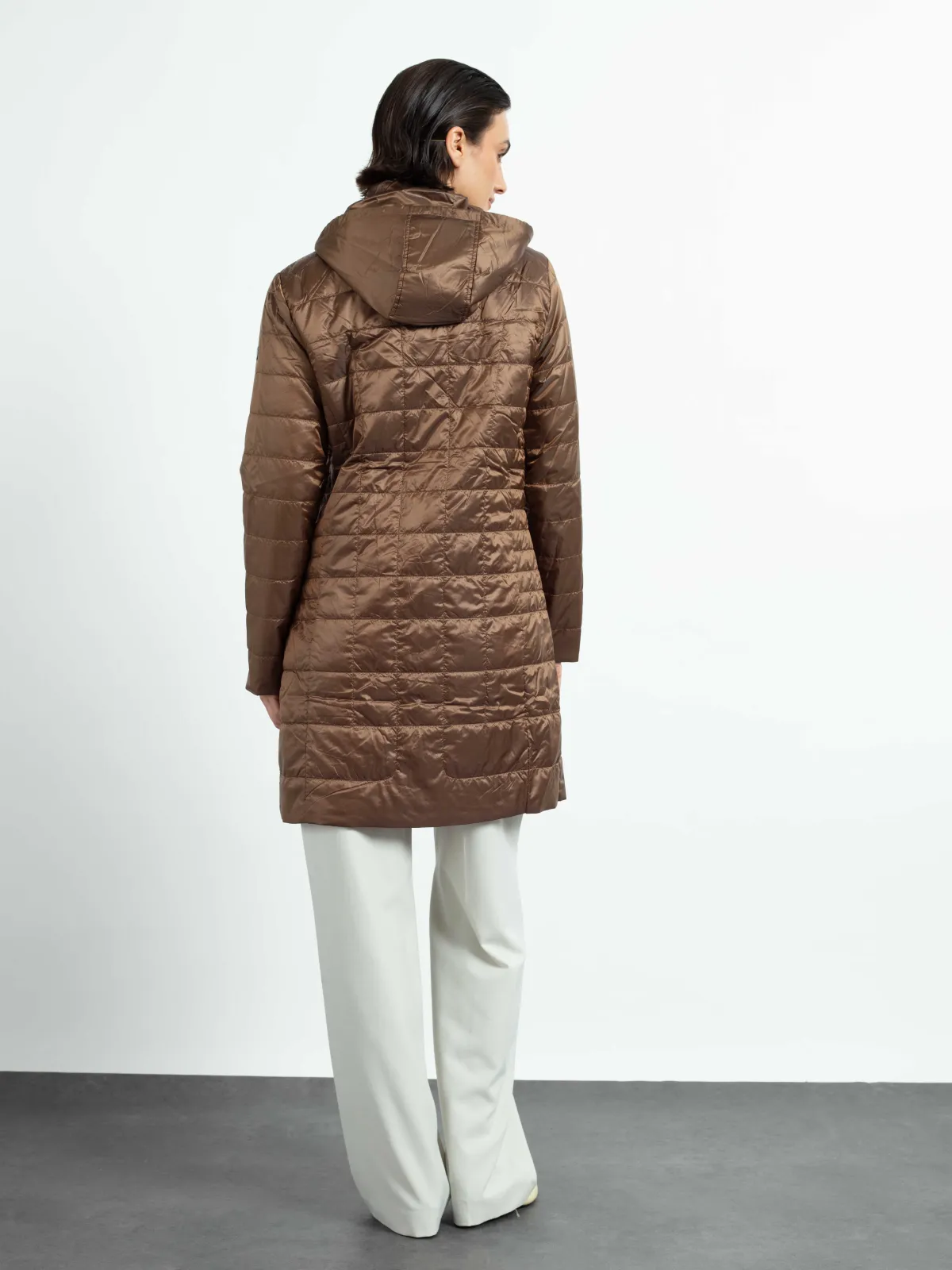 Mantel Rautenstepp Two Tone recycled