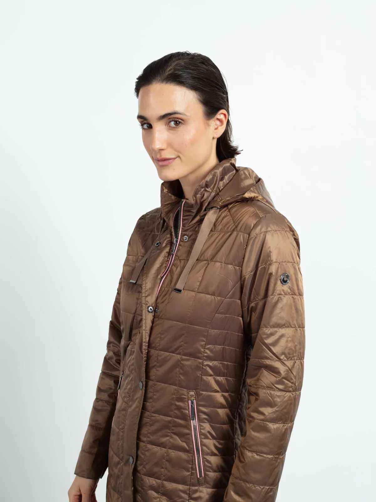 Mantel Rautenstepp Two Tone recycled