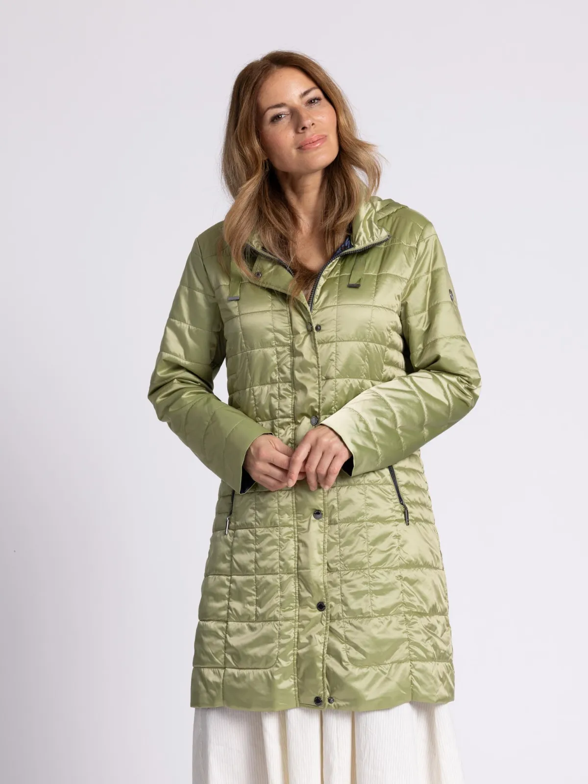 Mantel Rautenstepp Two Tone recycled