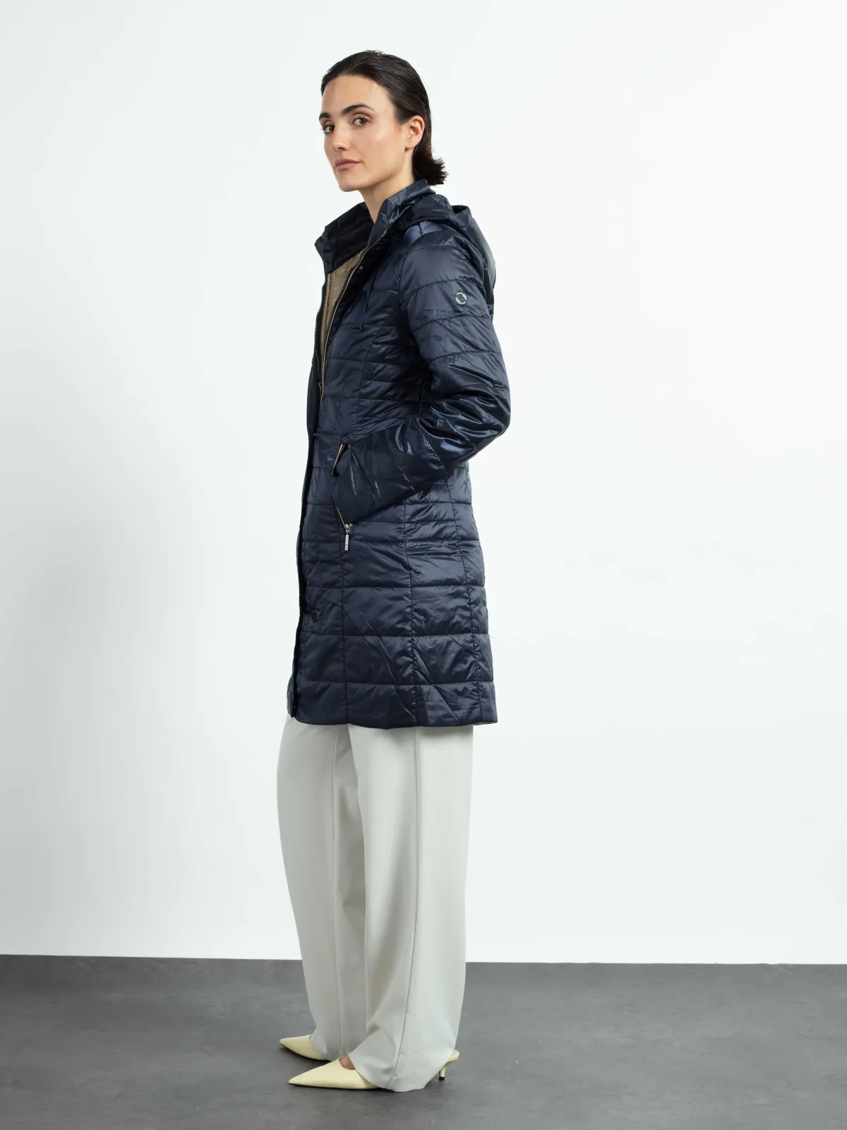 Mantel Rautenstepp Two Tone recycled