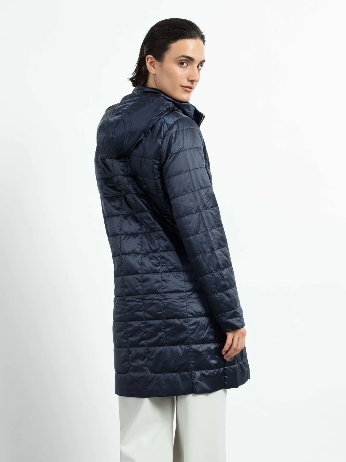 Mantel Rautenstepp Two Tone recycled