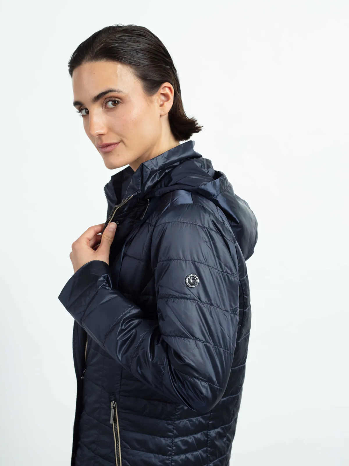 Mantel Rautenstepp Two Tone recycled