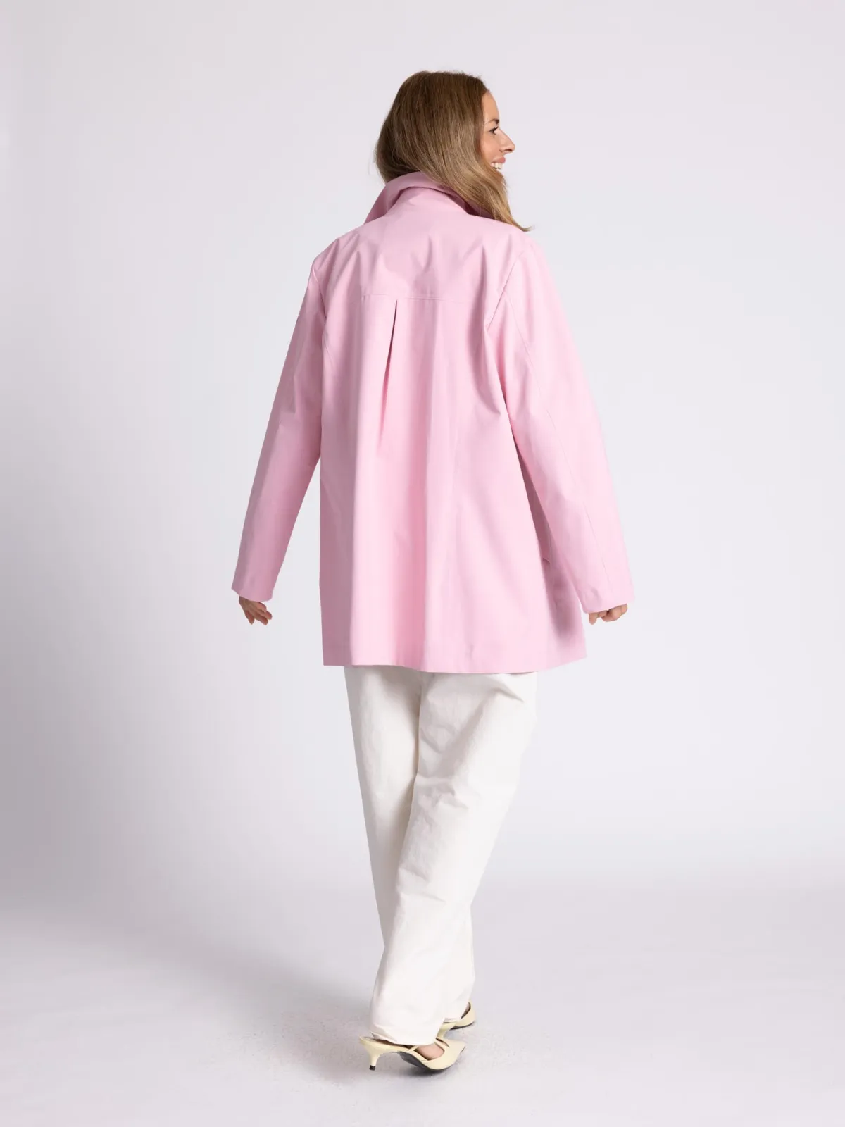 WEGA Green Goose Trenchcoat Rain Function-Bonding - Veganer Damen-Regentrench in Candy Pink