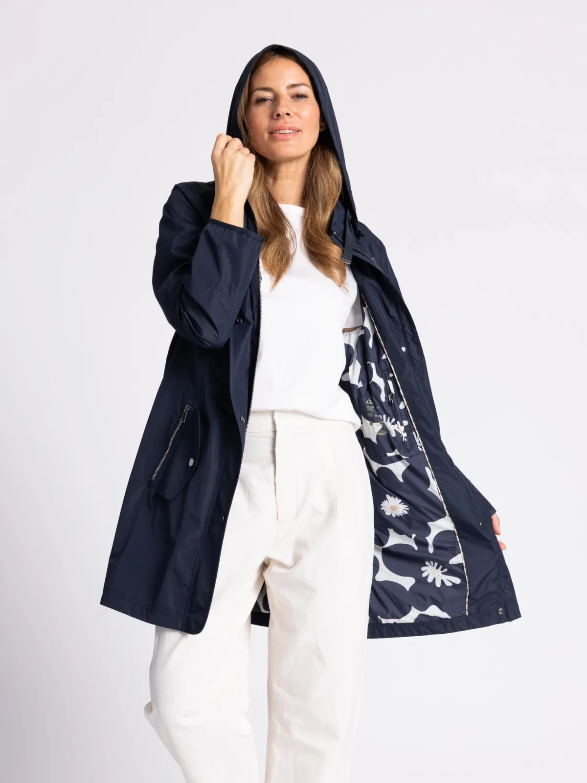 Parkamantel Soft-Peach