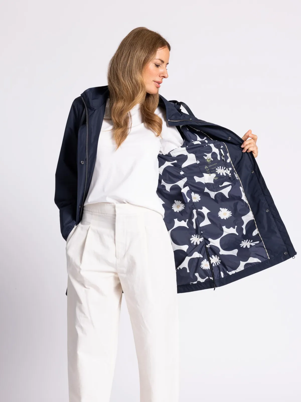 Parkamantel Soft-Peach