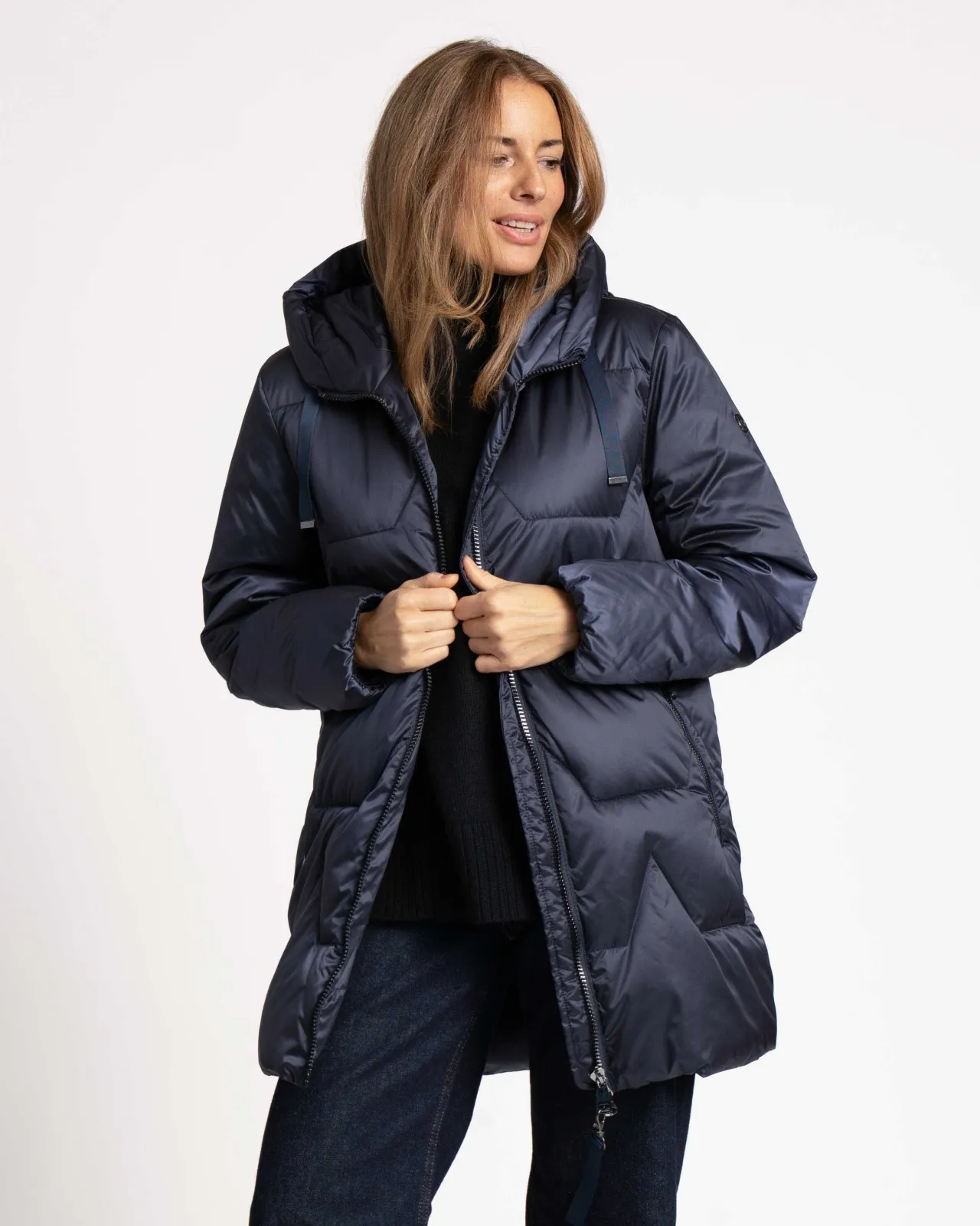 WEGA Green Goose Lange Steppjacke CAMILOUA