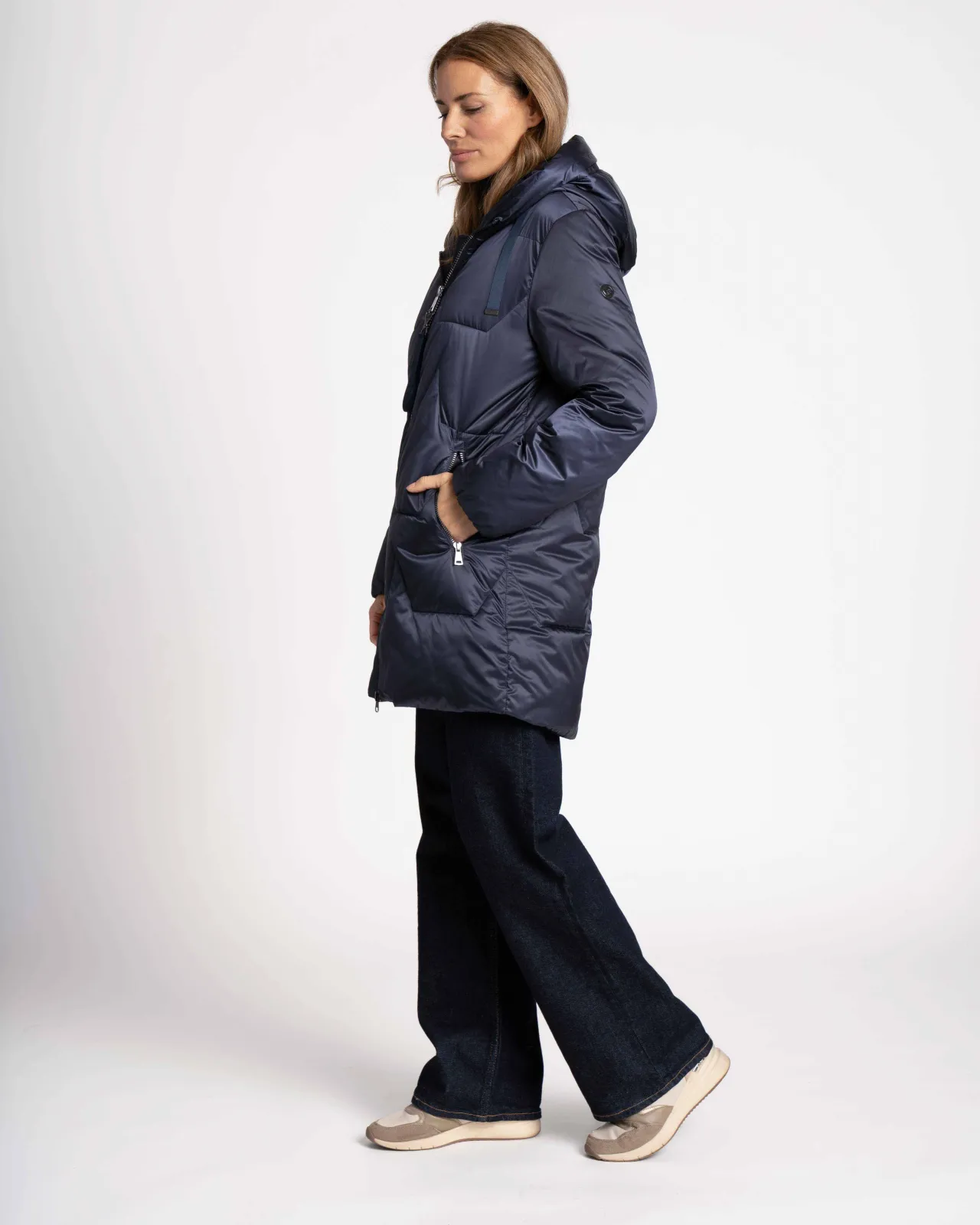 WEGA Green Goose Lange Steppjacke CAMILOUA