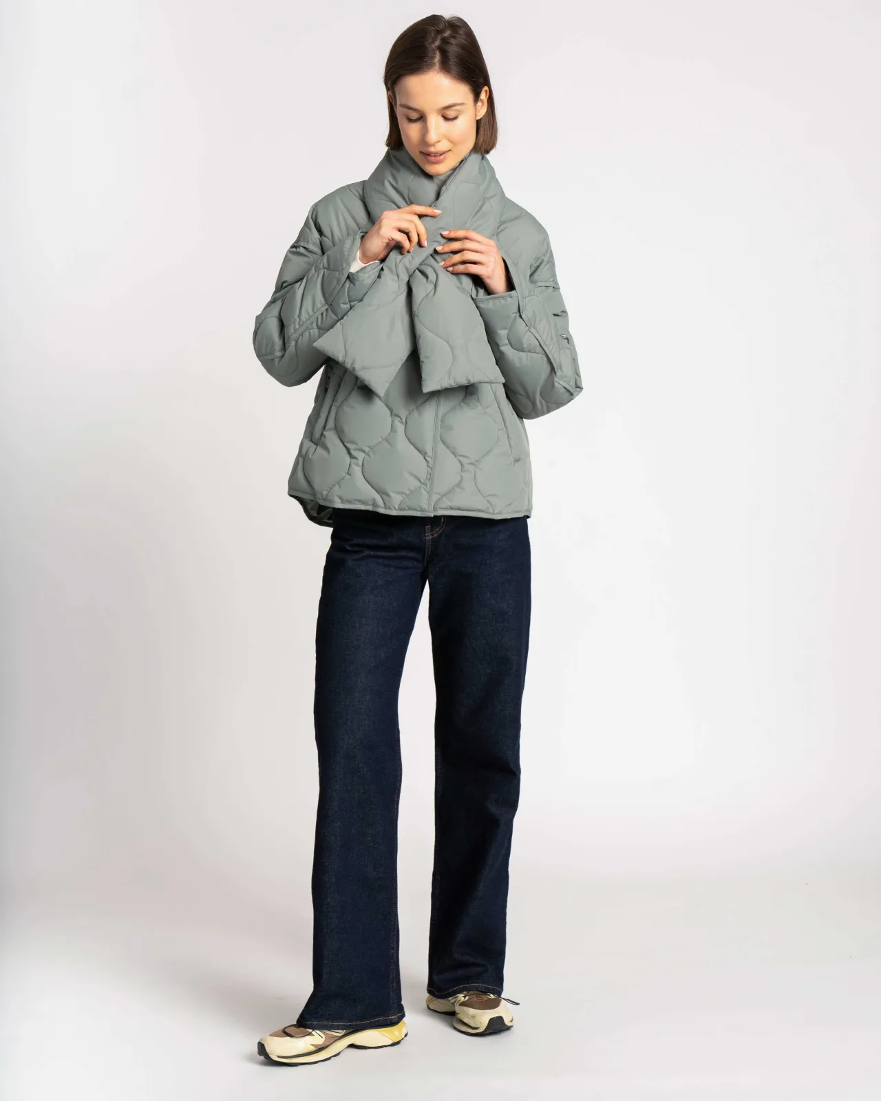 WEGA Green Goose Kimono-Steppjacke MARISOLYA