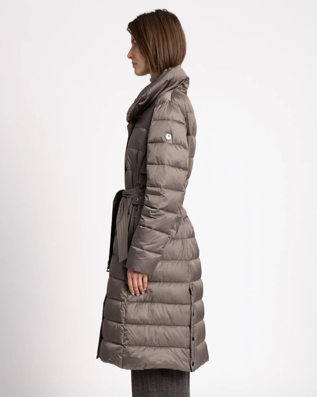 WEGA Green Goose Steppmantel MELENARA – Tailliert mit Gürtel