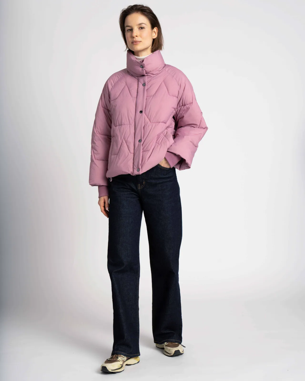 WEGA Green Goose Pufferjacke Zackenstepp MIRAZYEL