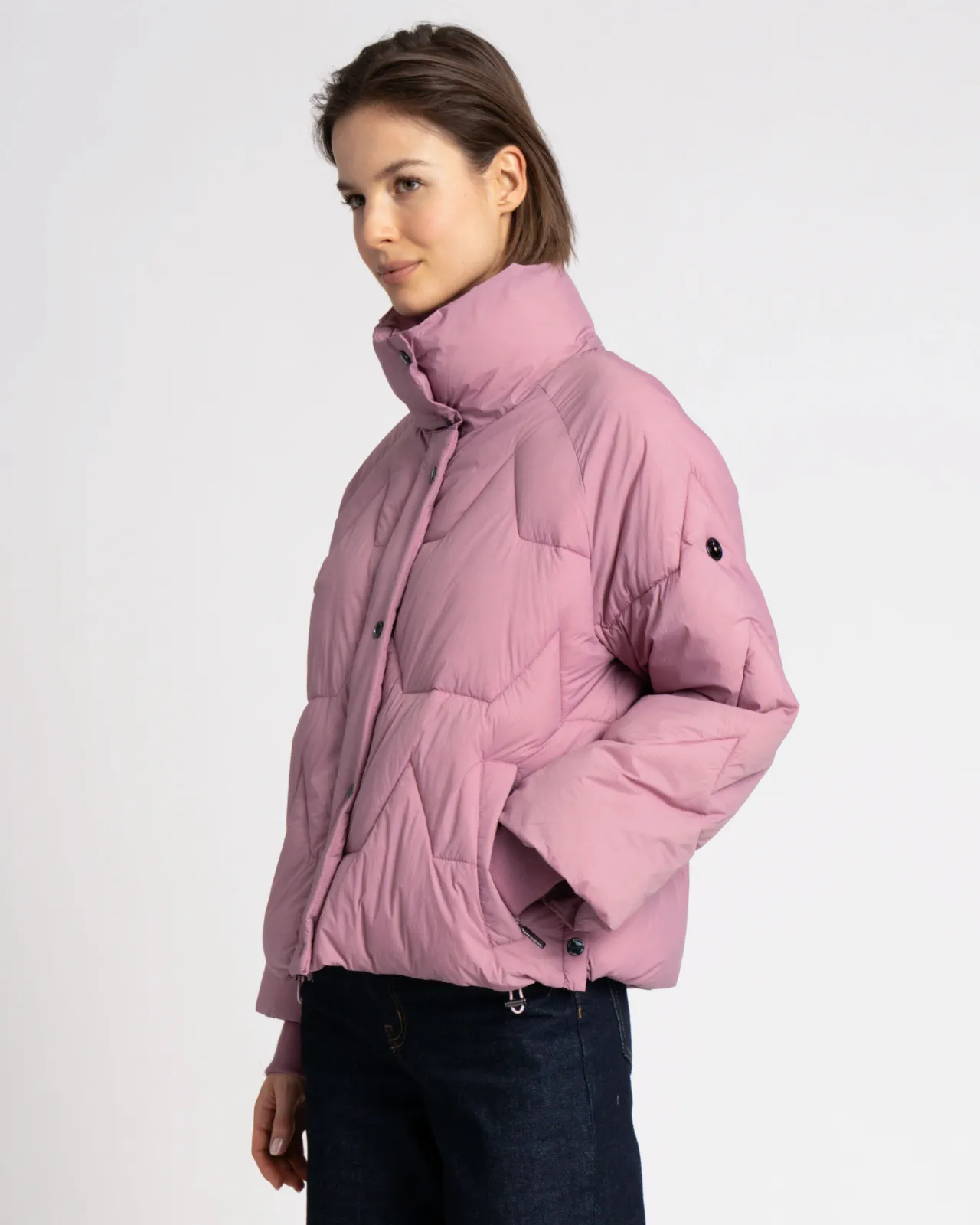 WEGA Green Goose Pufferjacke Zackenstepp MIRAZYEL